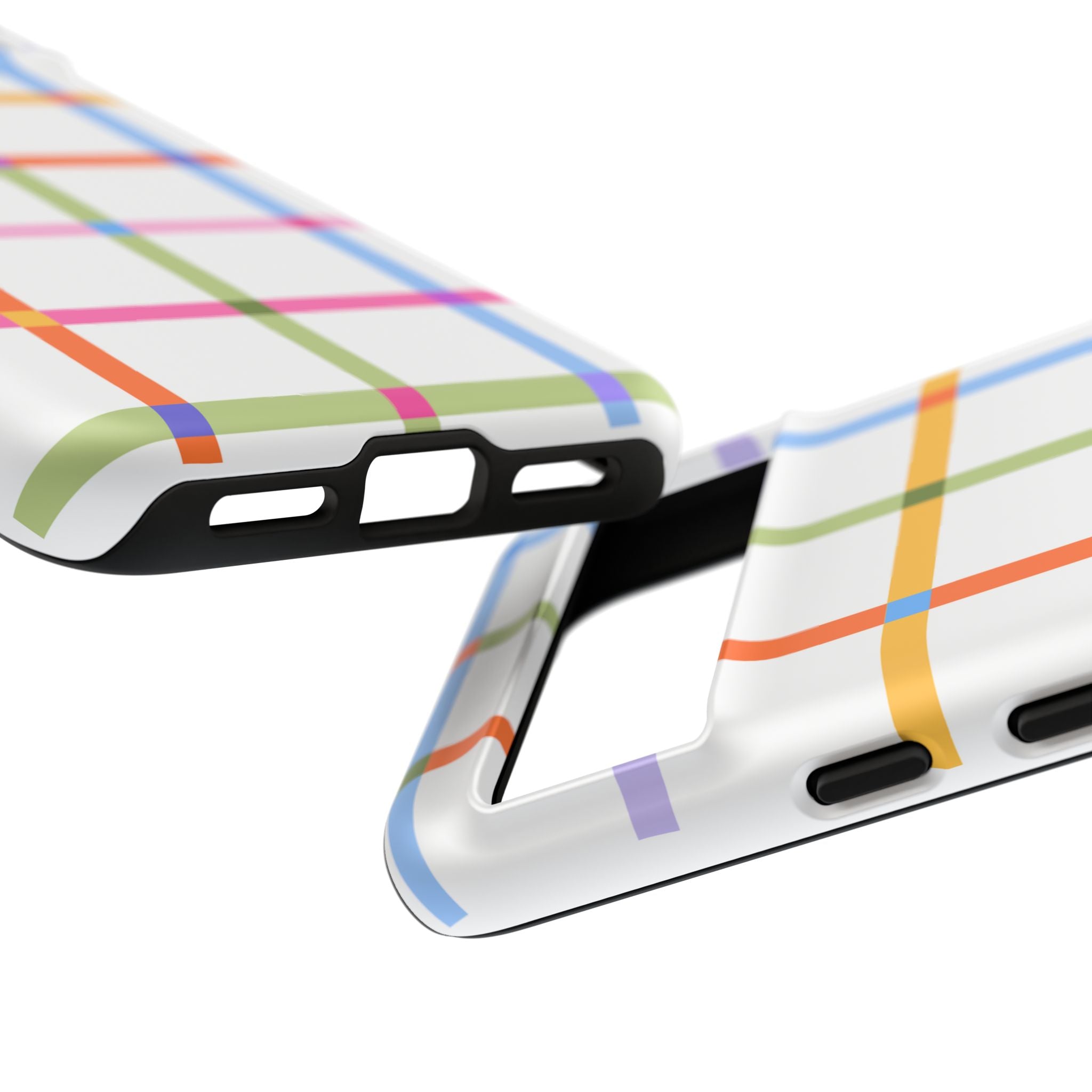 Colorful Plaid Tough Phone Case