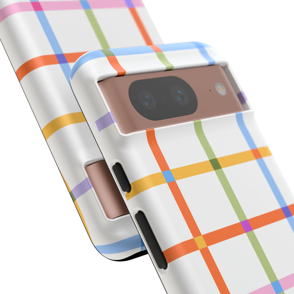 Colorful Plaid Tough Phone Case