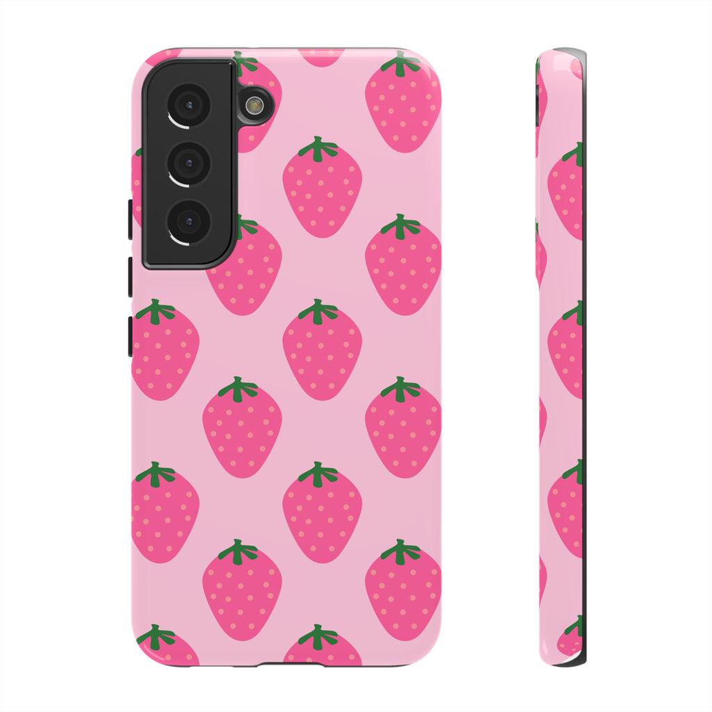 Pink Strawberry Phone Case