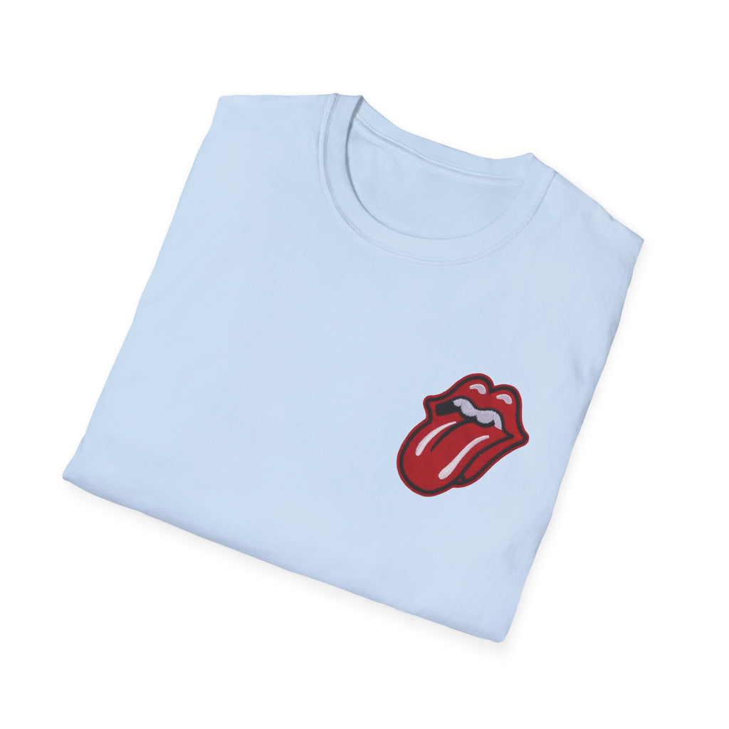 Rolling Stones Inspired Patch Unisex Graphic T-Shirt
