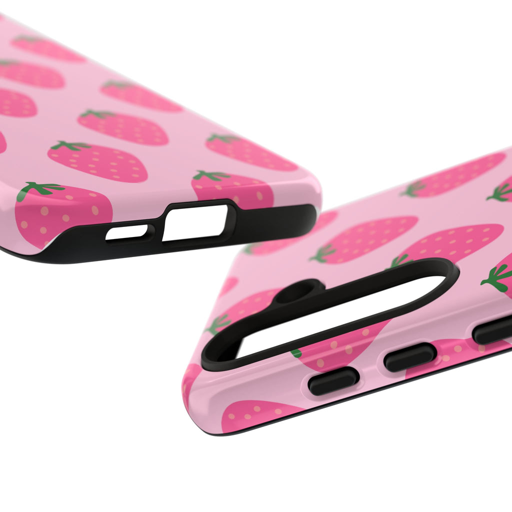 Pink Strawberry Phone Case