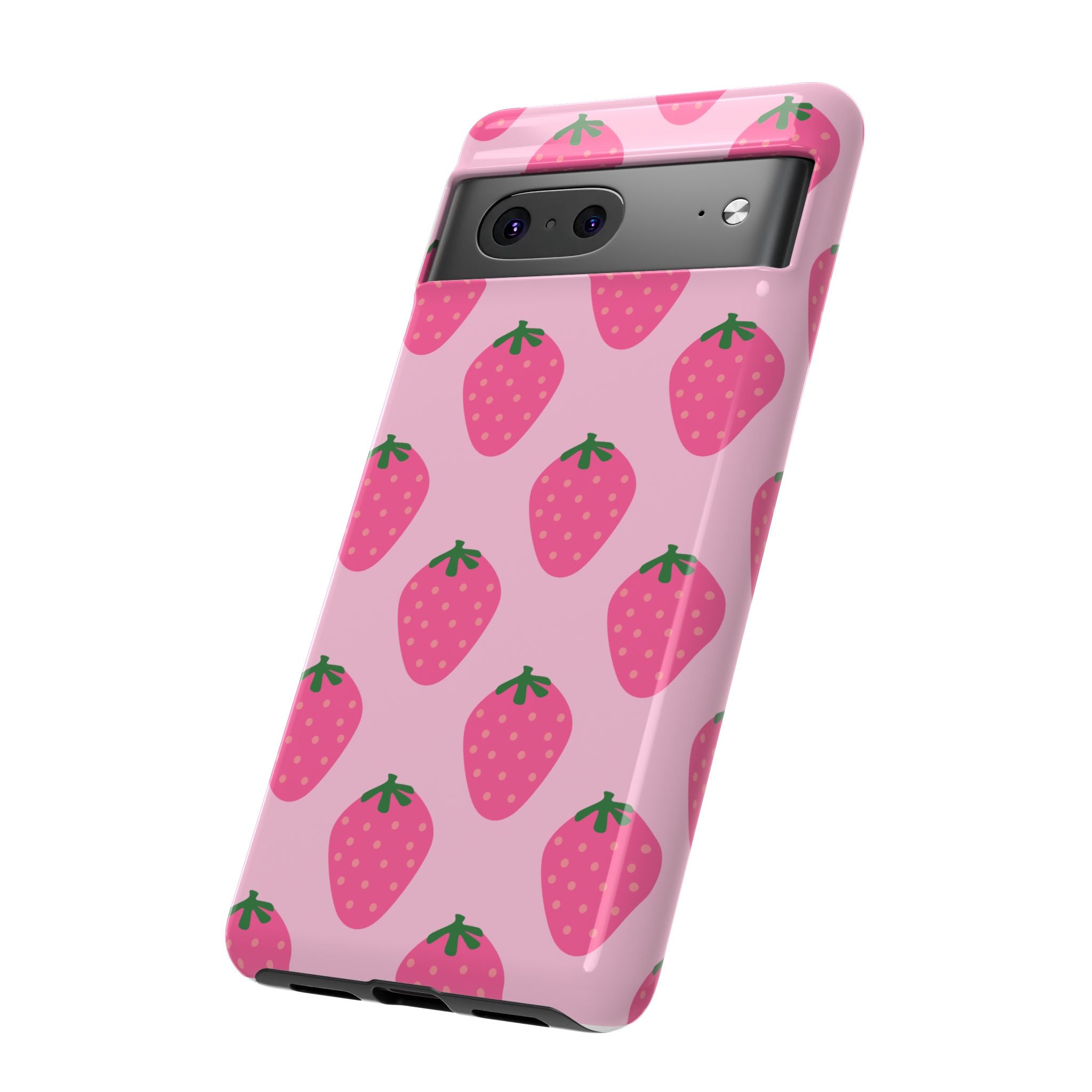 Pink Strawberry Phone Case