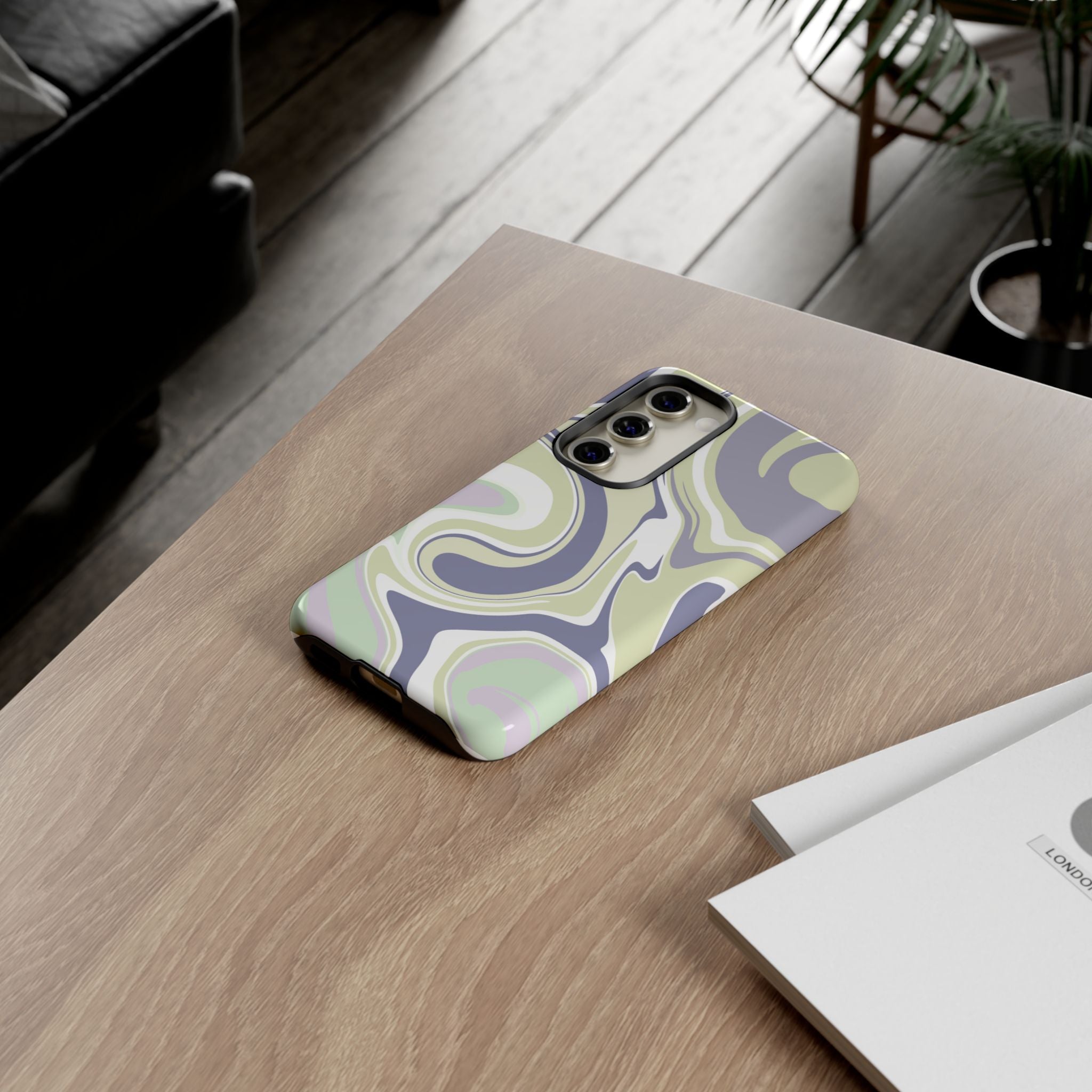 Swirl Marble Paint Phone Case