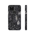 Floral Black Botanical Phone Cover