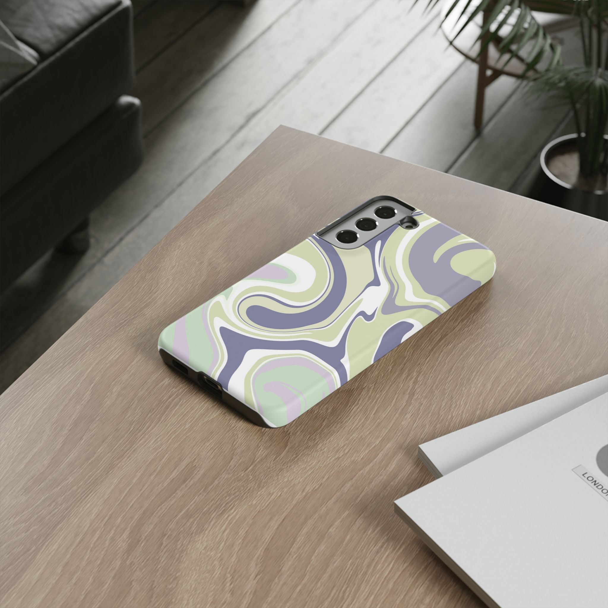 Swirl Marble Paint Phone Case