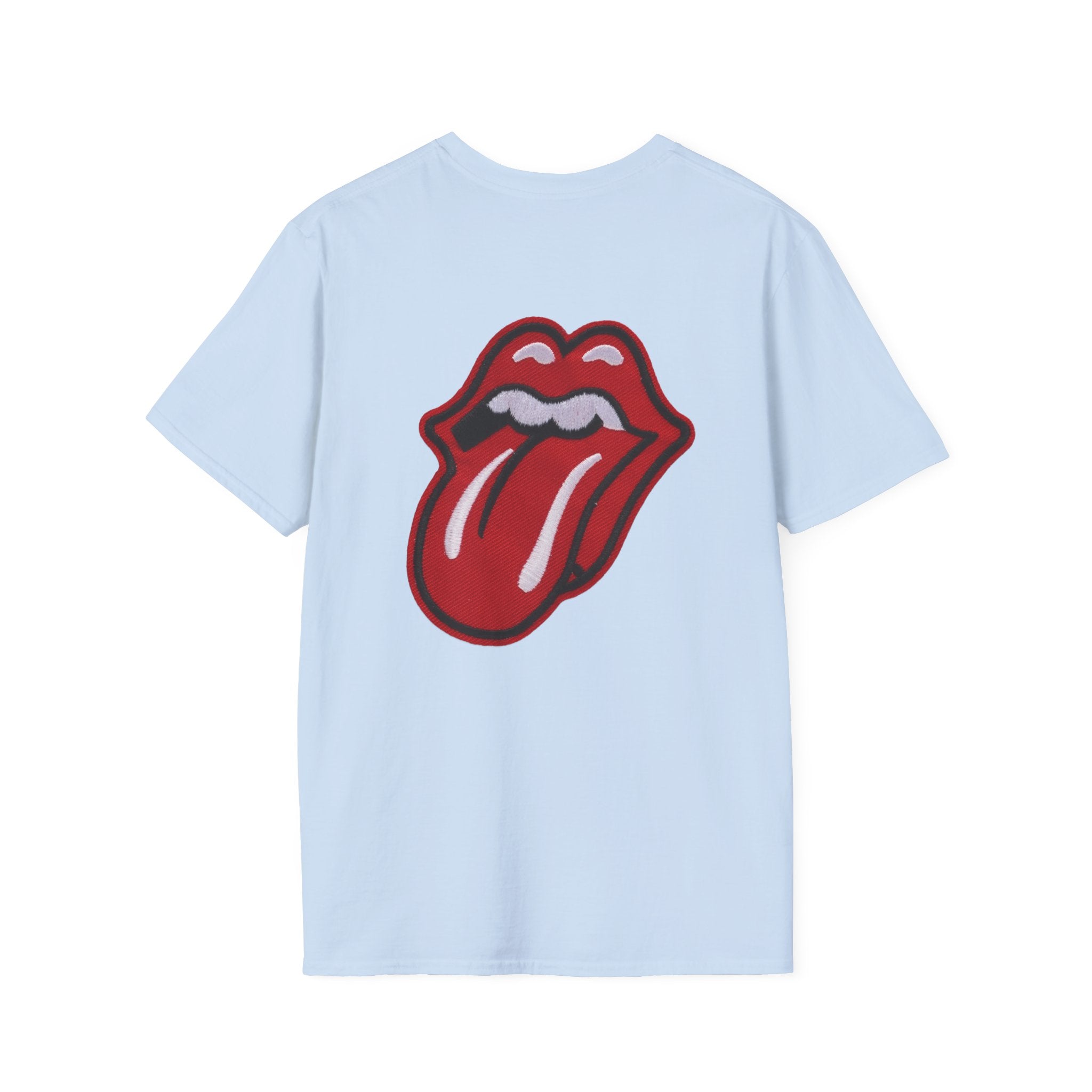 Rolling Stones Inspired Patch Unisex Graphic T-Shirt