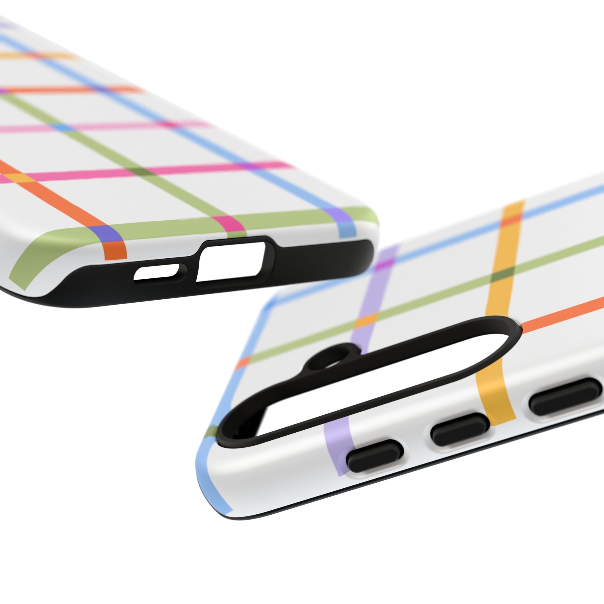 Colorful Plaid Tough Phone Case