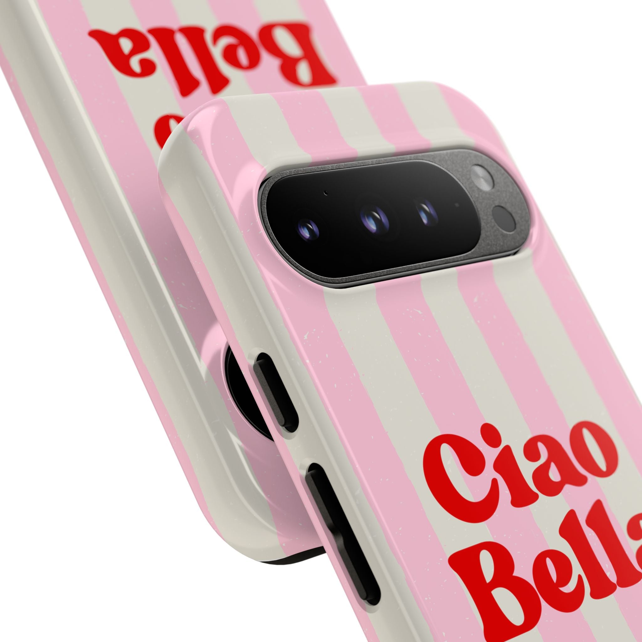 Pink Stripe Ciao Bella Phone Case