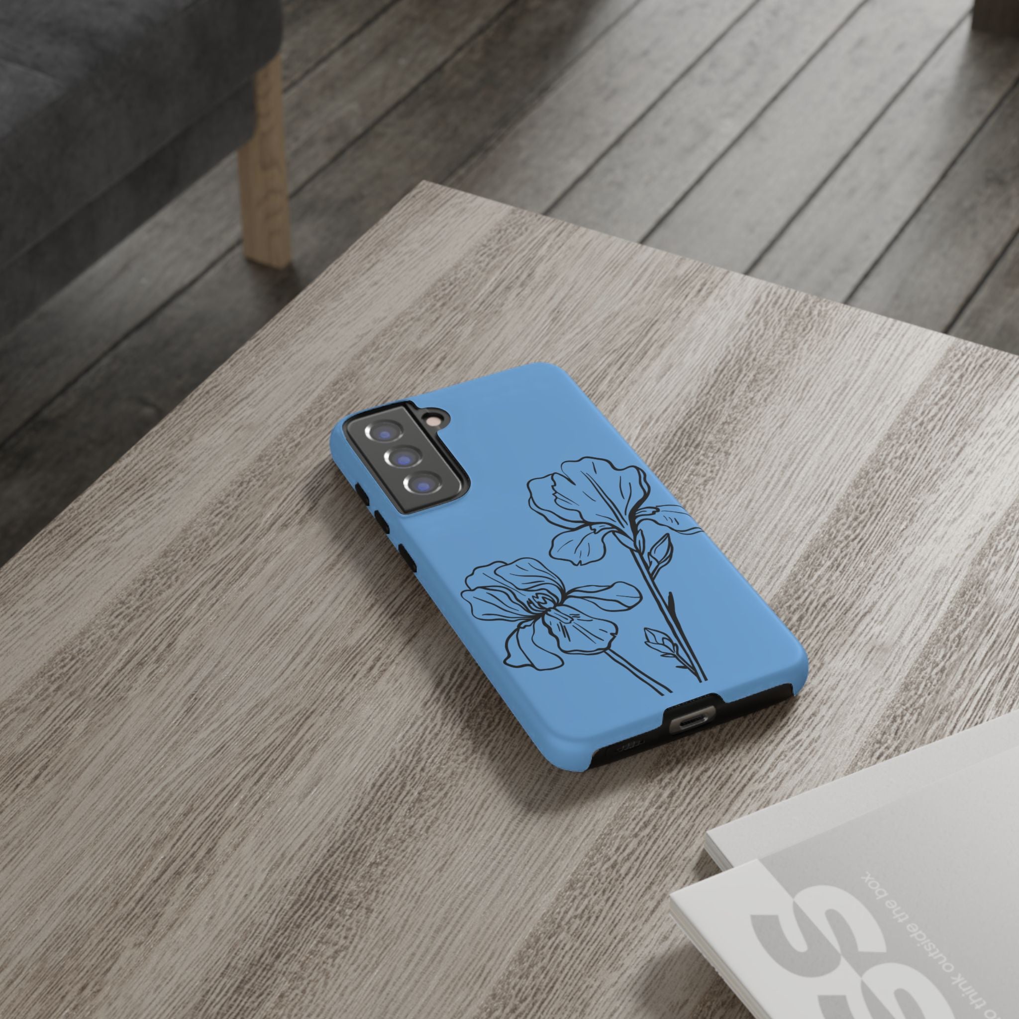 Blue Floral Phone Case