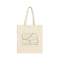 Chic Chanel Cotton Canvas Tote Bag