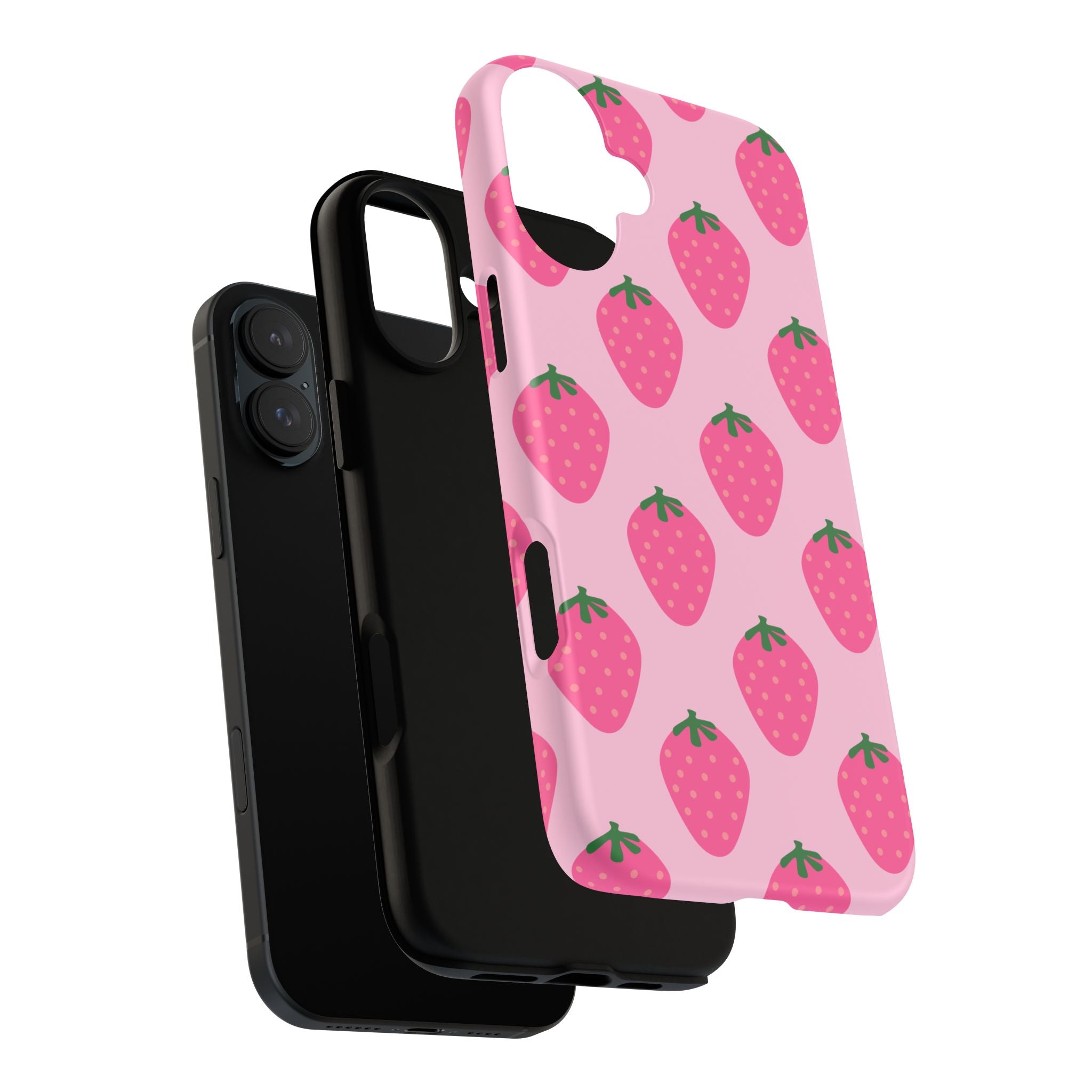 Pink Strawberry Phone Case