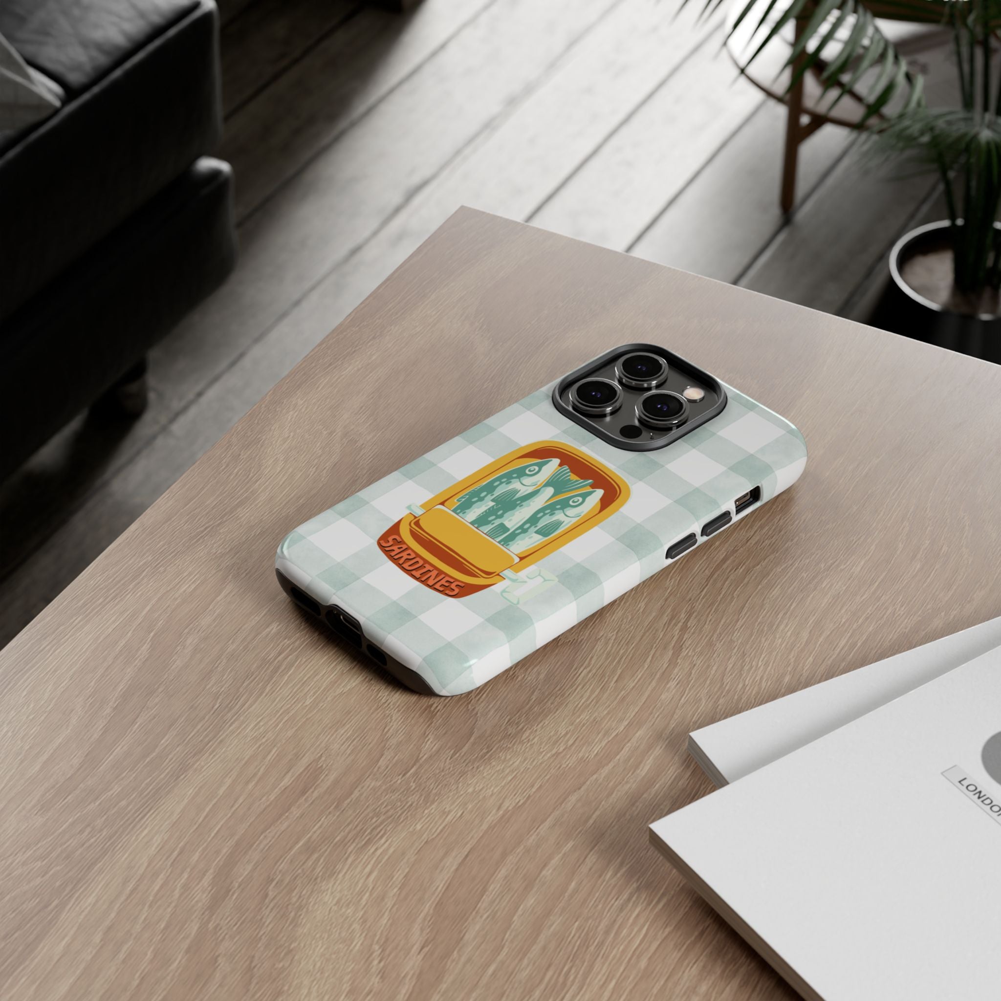 Sardines Plaid Phone Case