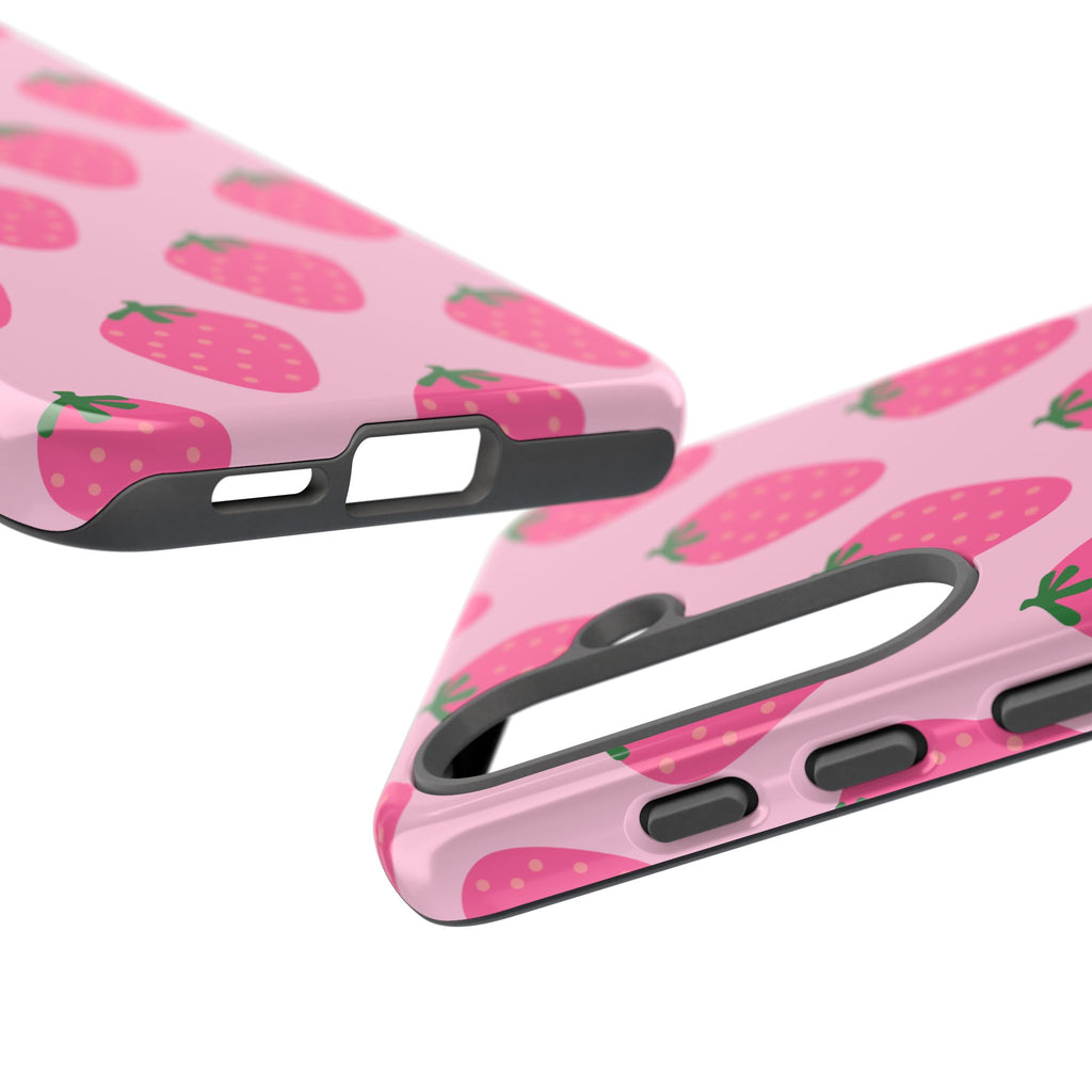 Pink Strawberry Phone Case