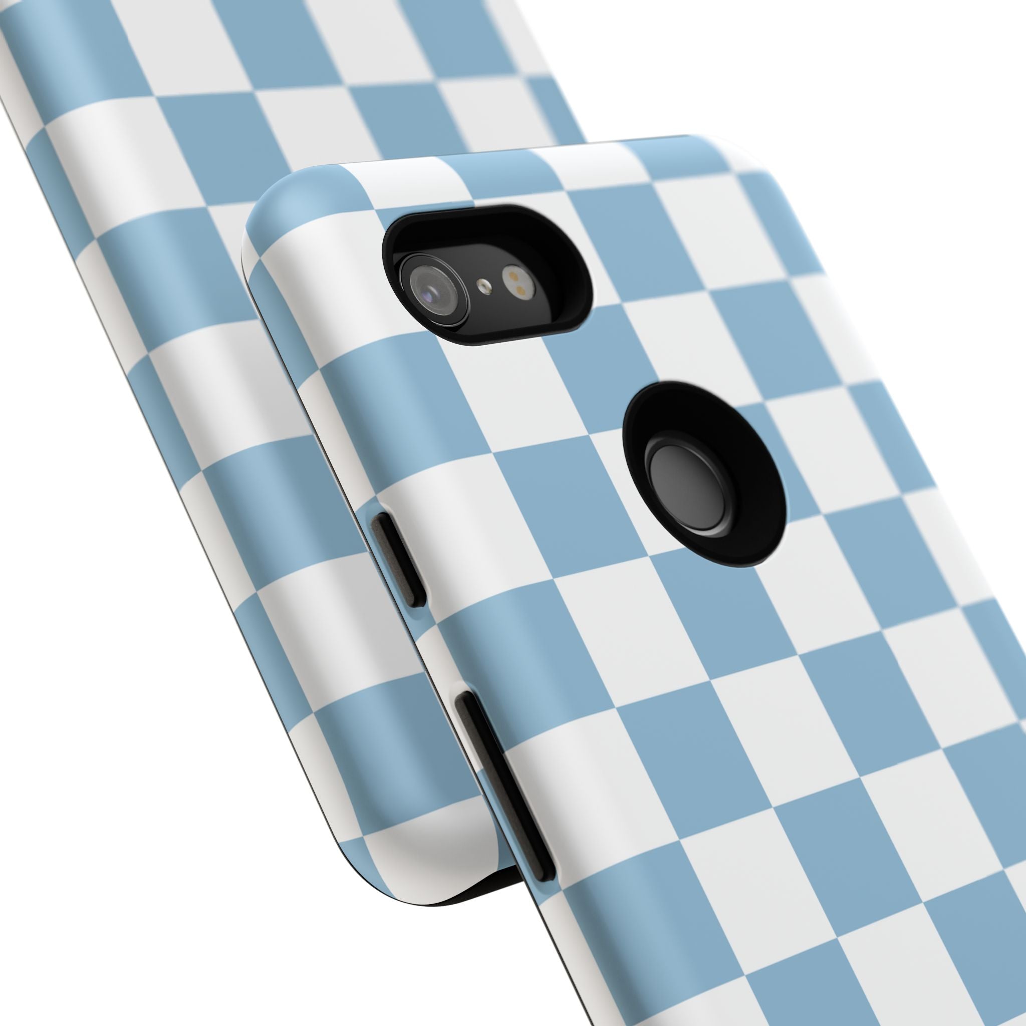 Blue Checkerboard Tough Phone Case