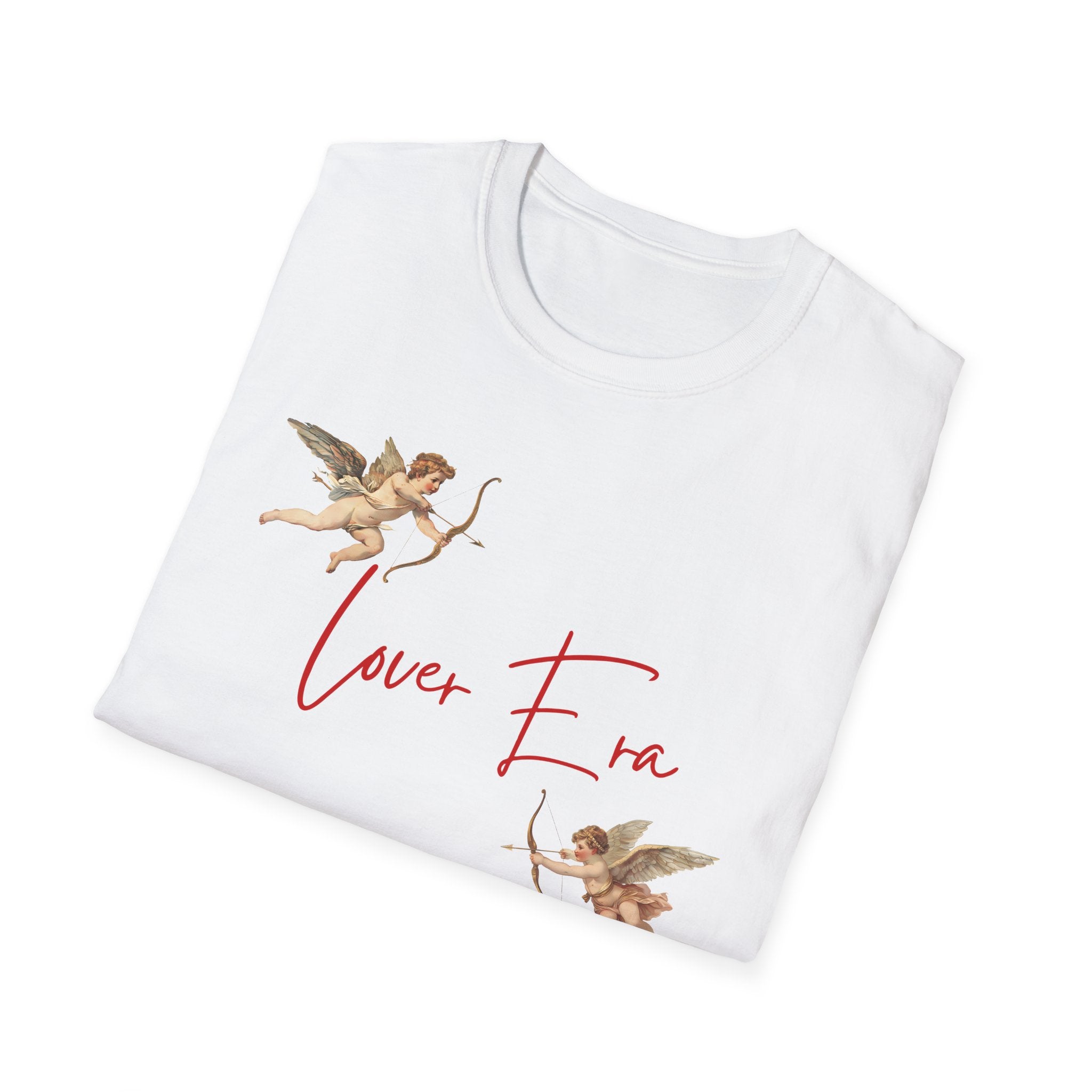 Cupid Cherubs 'Love Era' Romantic Vintage Angel Graphic T-Shirt