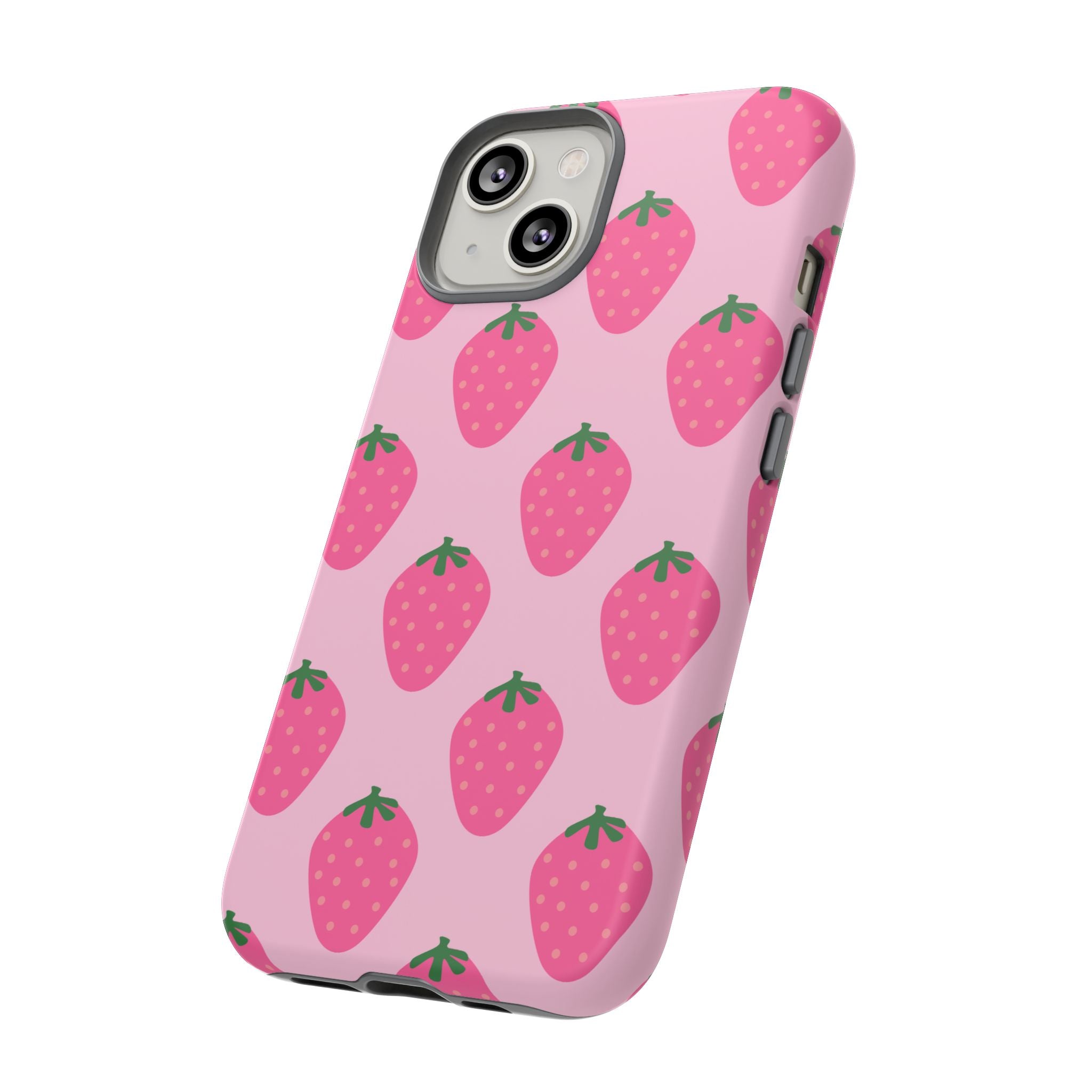 Pink Strawberry Phone Case