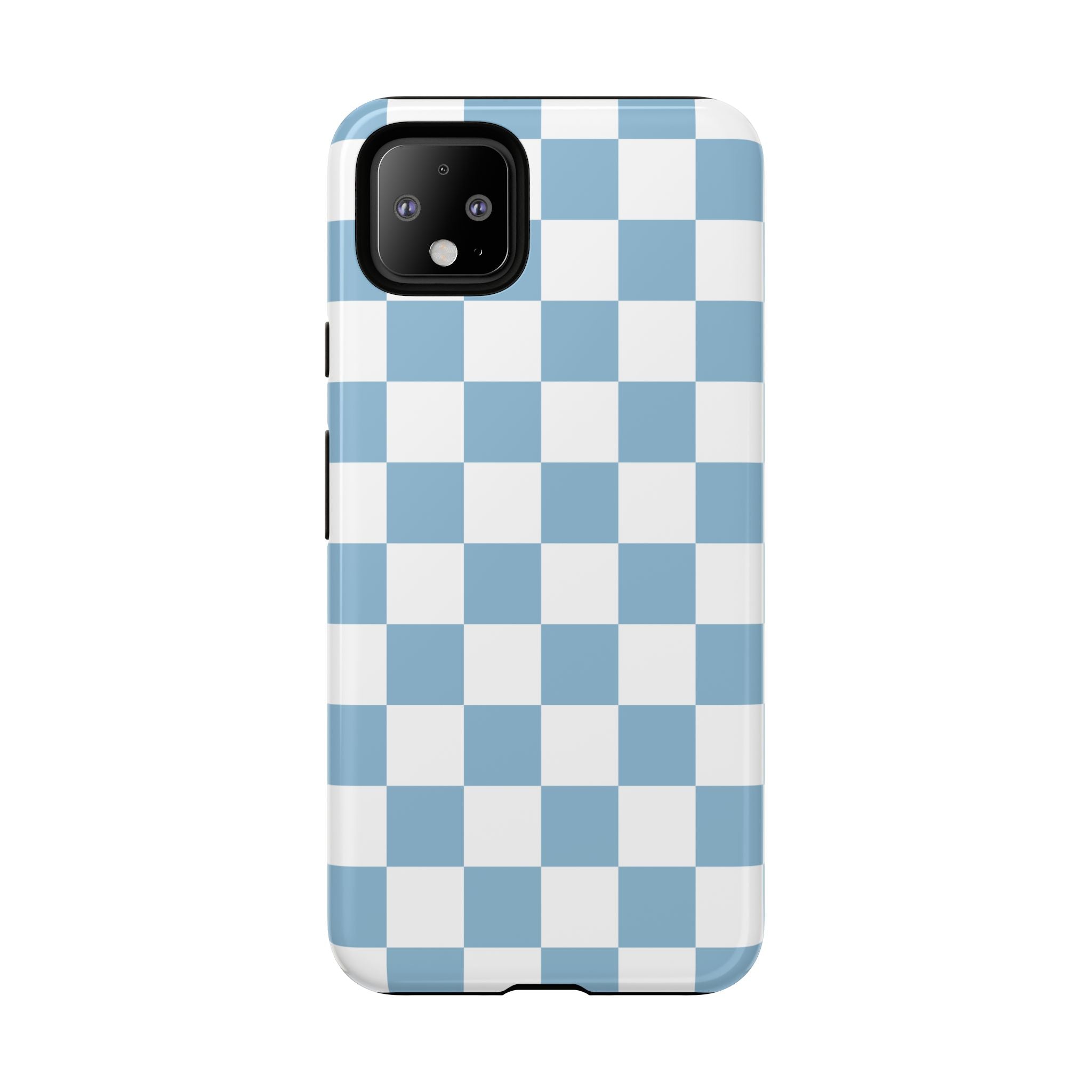 Blue Checkerboard Tough Phone Case