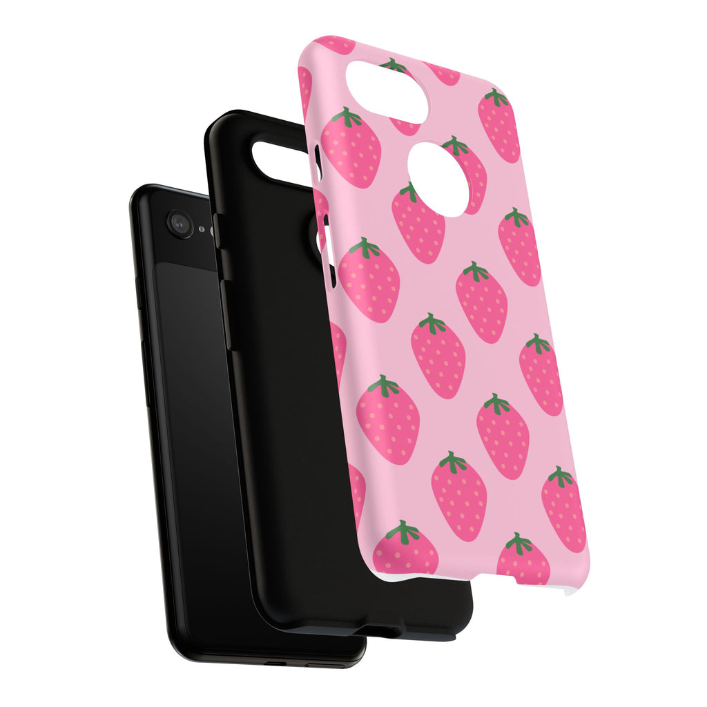 Pink Strawberry Phone Case