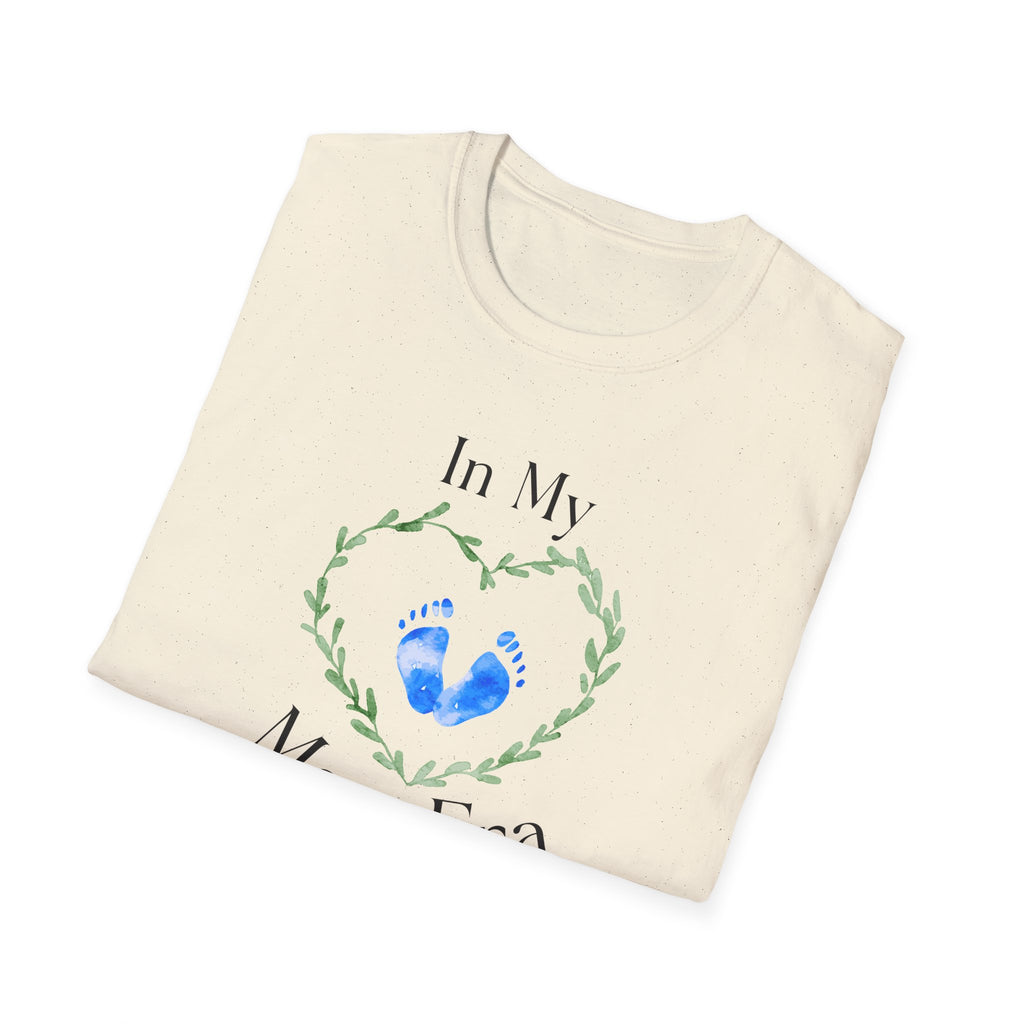 In My Mom Era Baby Footprint Tee