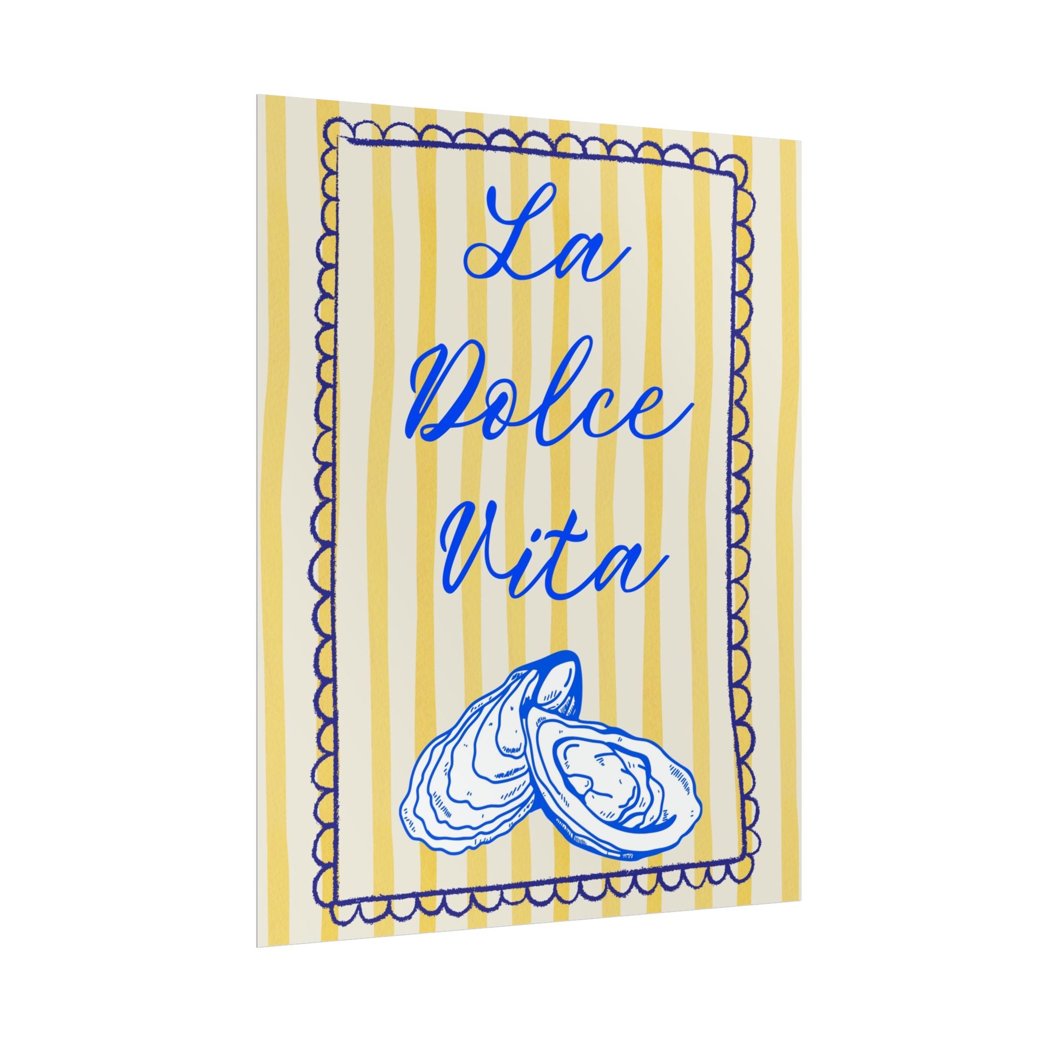 La Dolce Vita Rolled Poster - Coastal Charm Wall Art