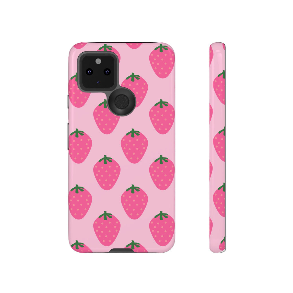 Pink Strawberry Phone Case