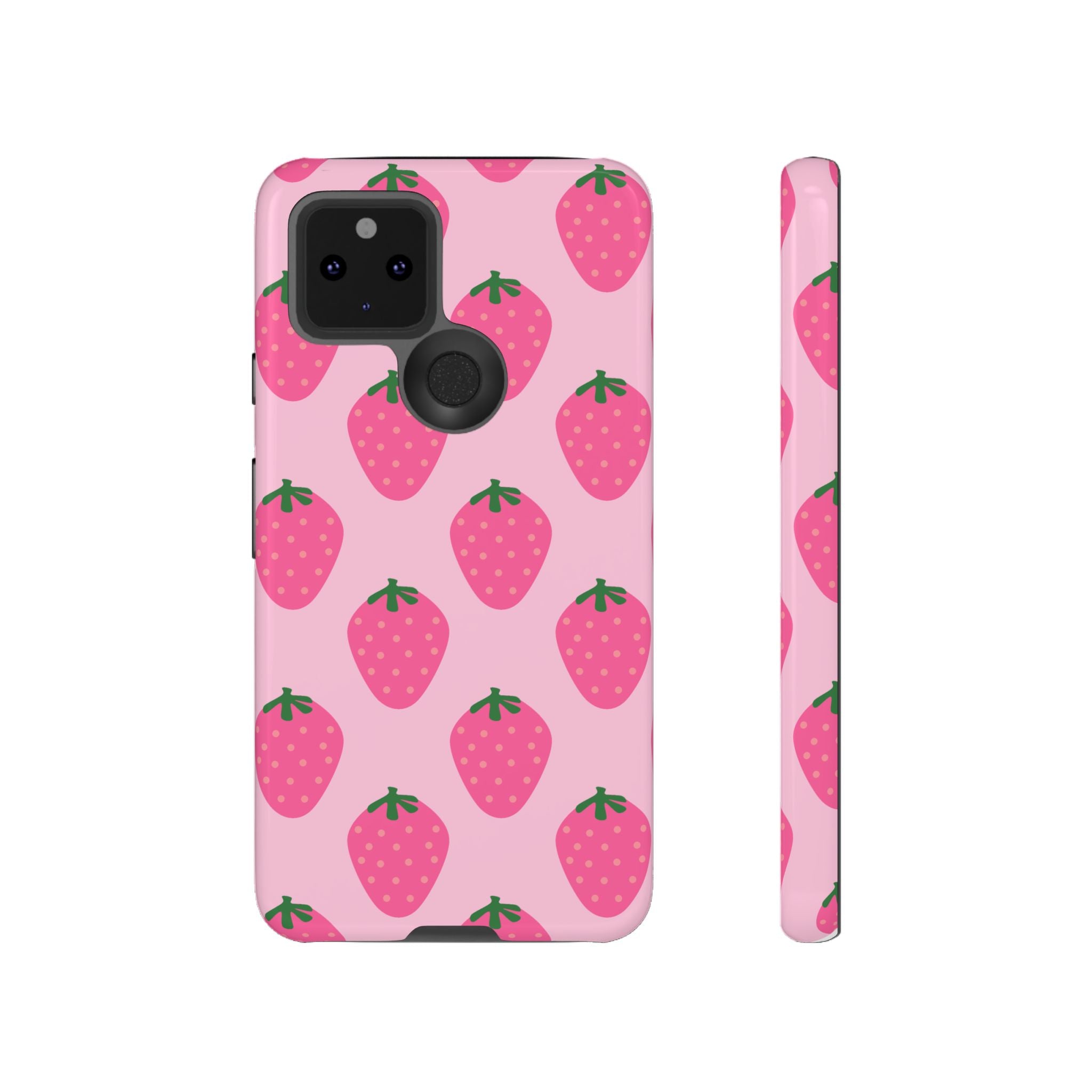 Pink Strawberry Phone Case