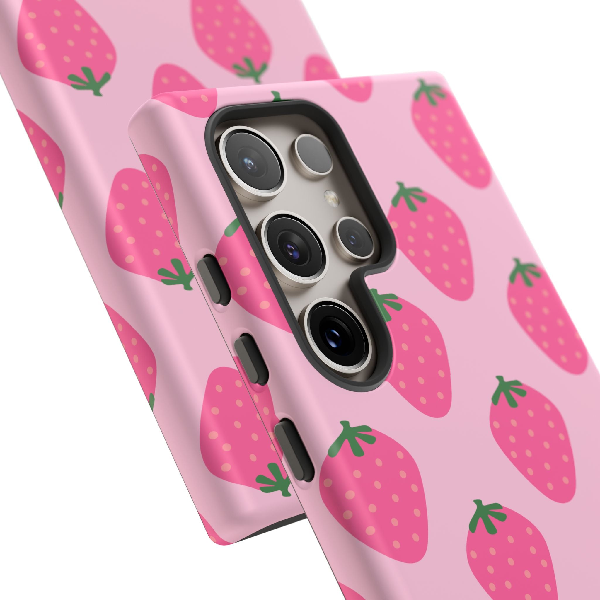 Pink Strawberry Phone Case