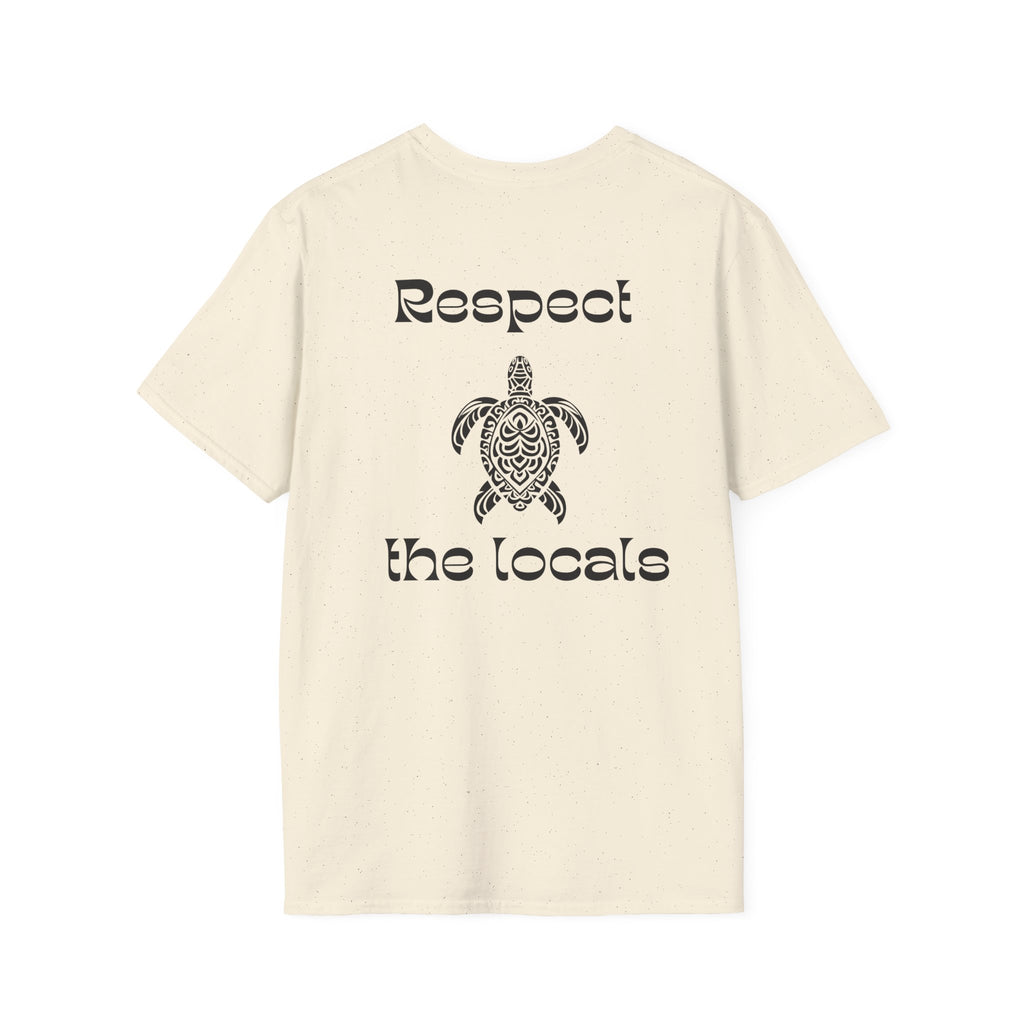 Ocean-Inspired Respect the Locals T-Shirt