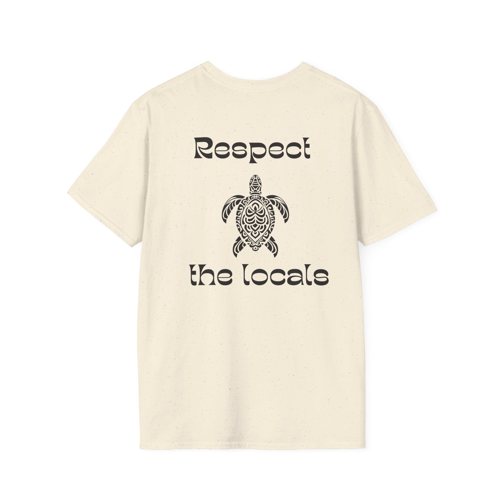 Ocean-Inspired Respect the Locals T-Shirt