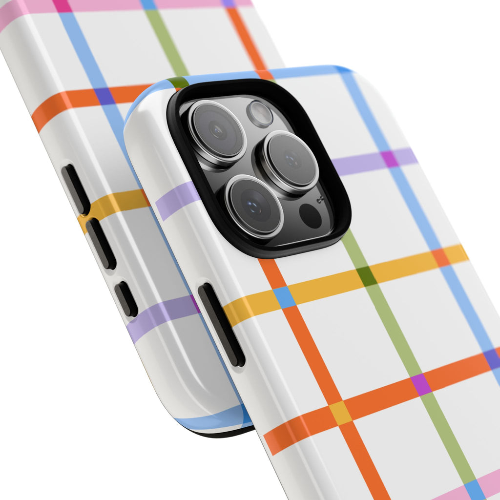Colorful Plaid Tough Phone Case