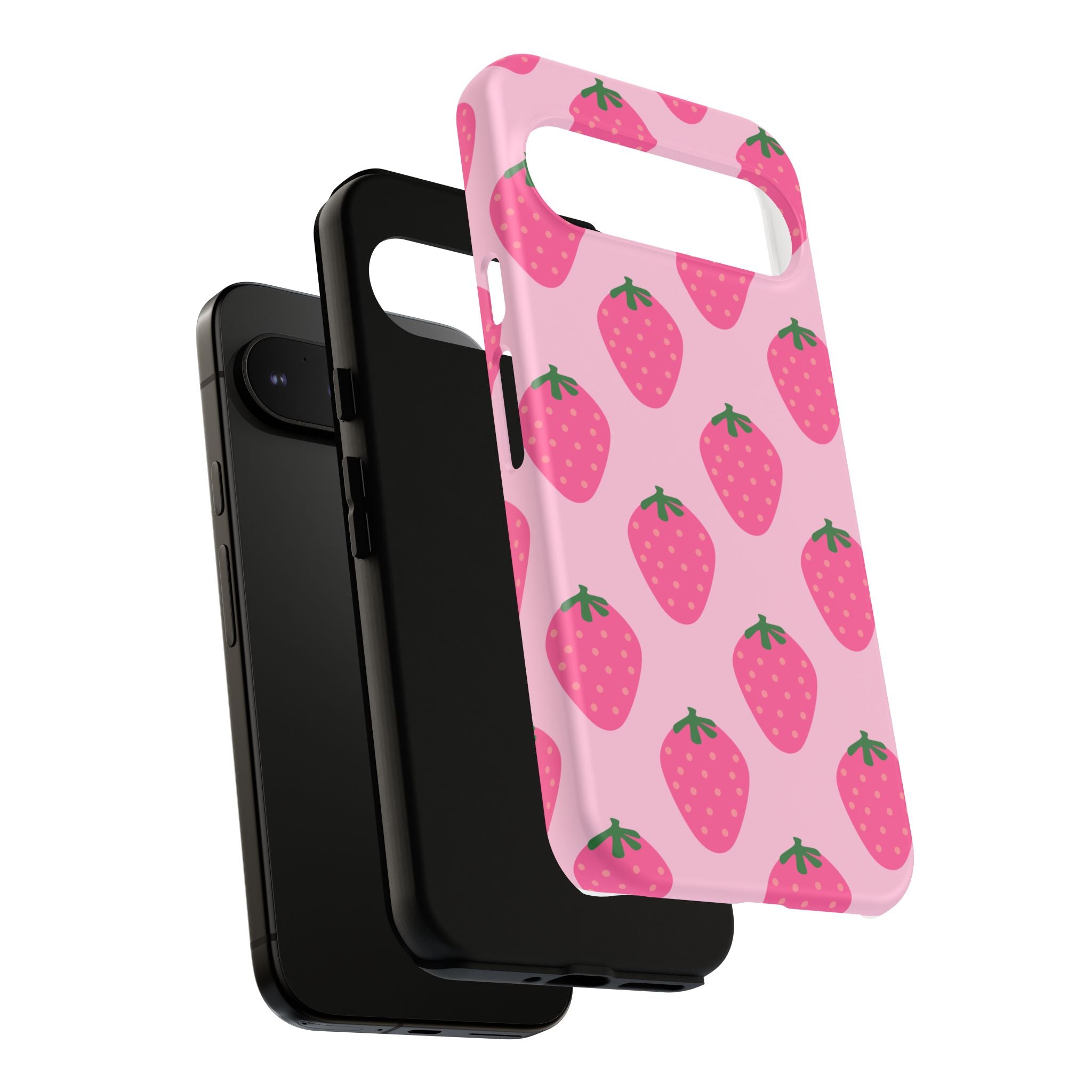 Pink Strawberry Phone Case