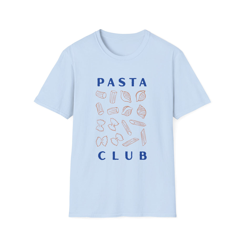 Pasta Club Front Design T Shirt