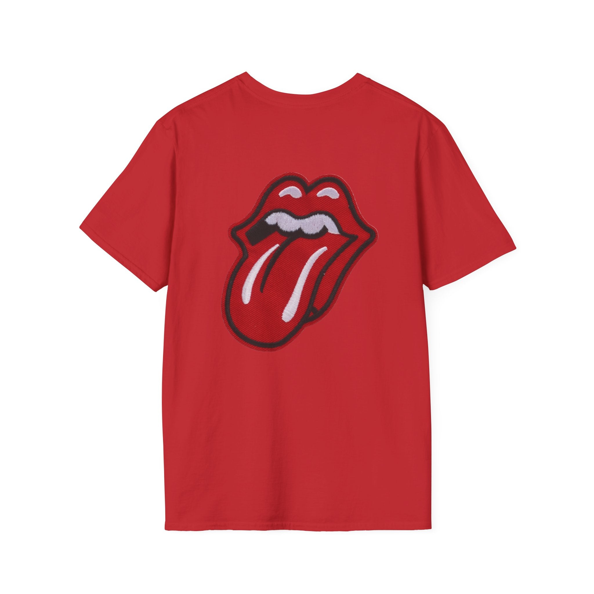 Rolling Stones Inspired Patch Unisex Graphic T-Shirt