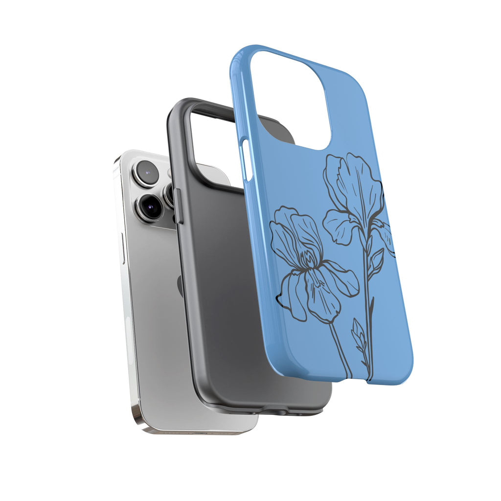 Blue Floral Phone Case