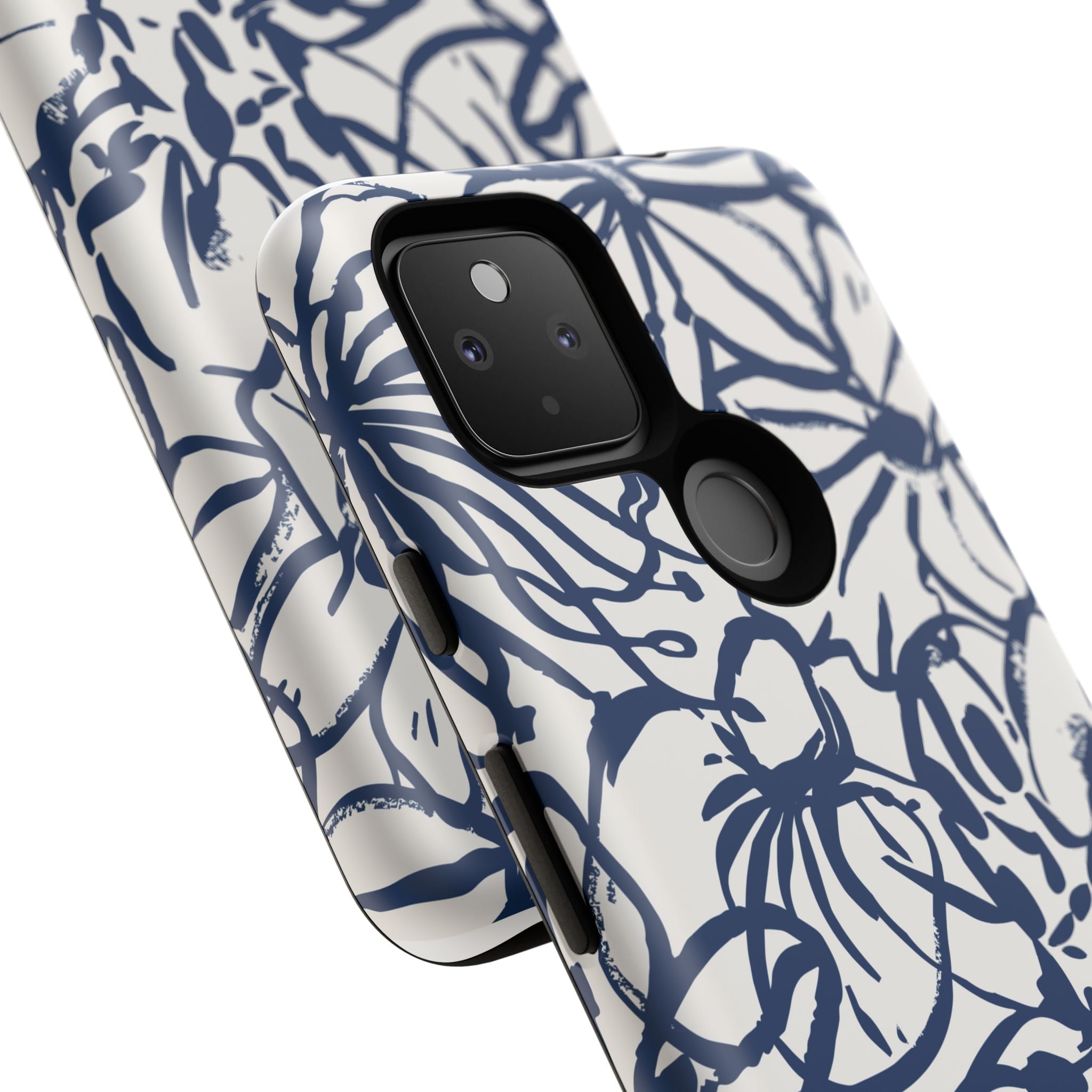 Navy Floral Phone Case