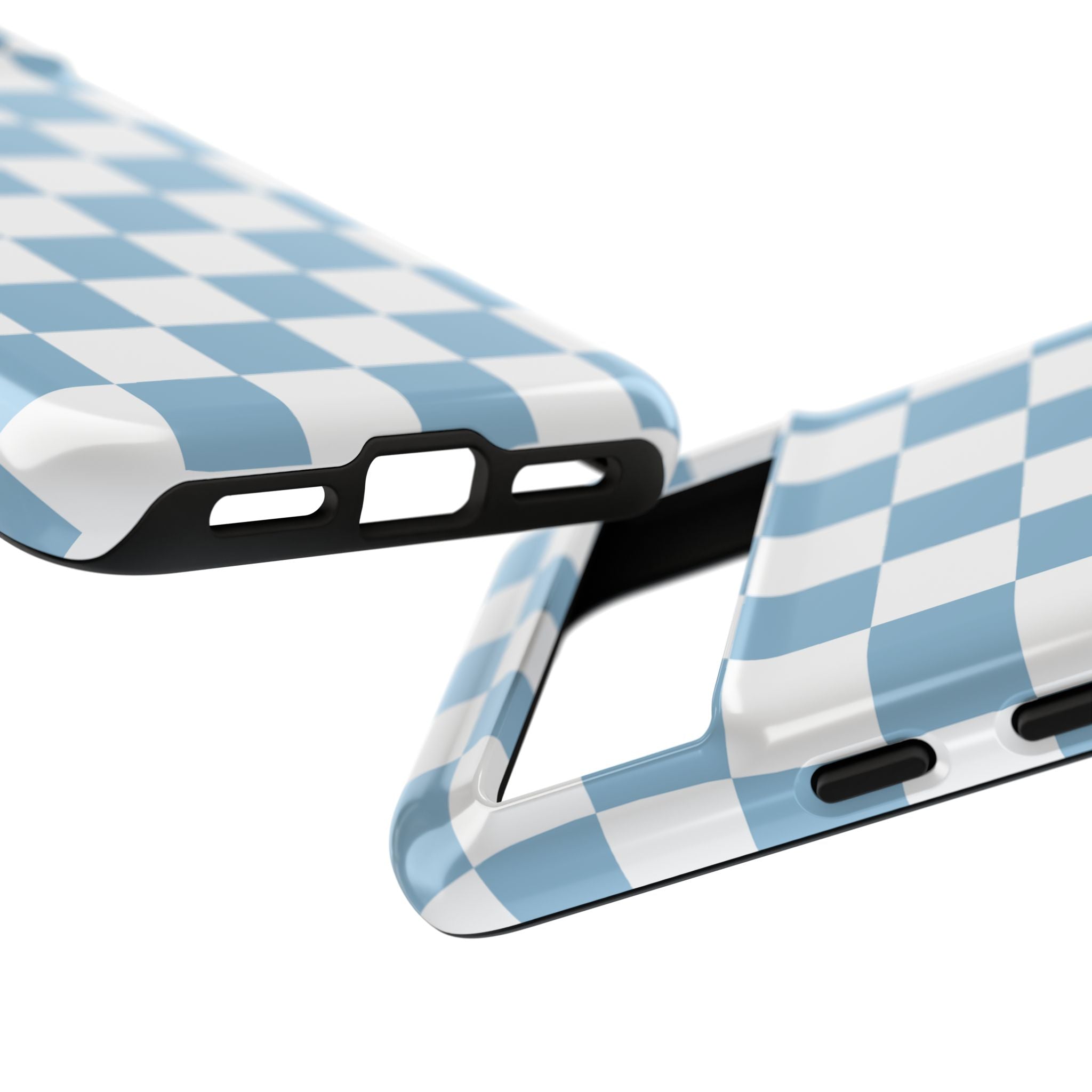 Blue Checkerboard Tough Phone Case