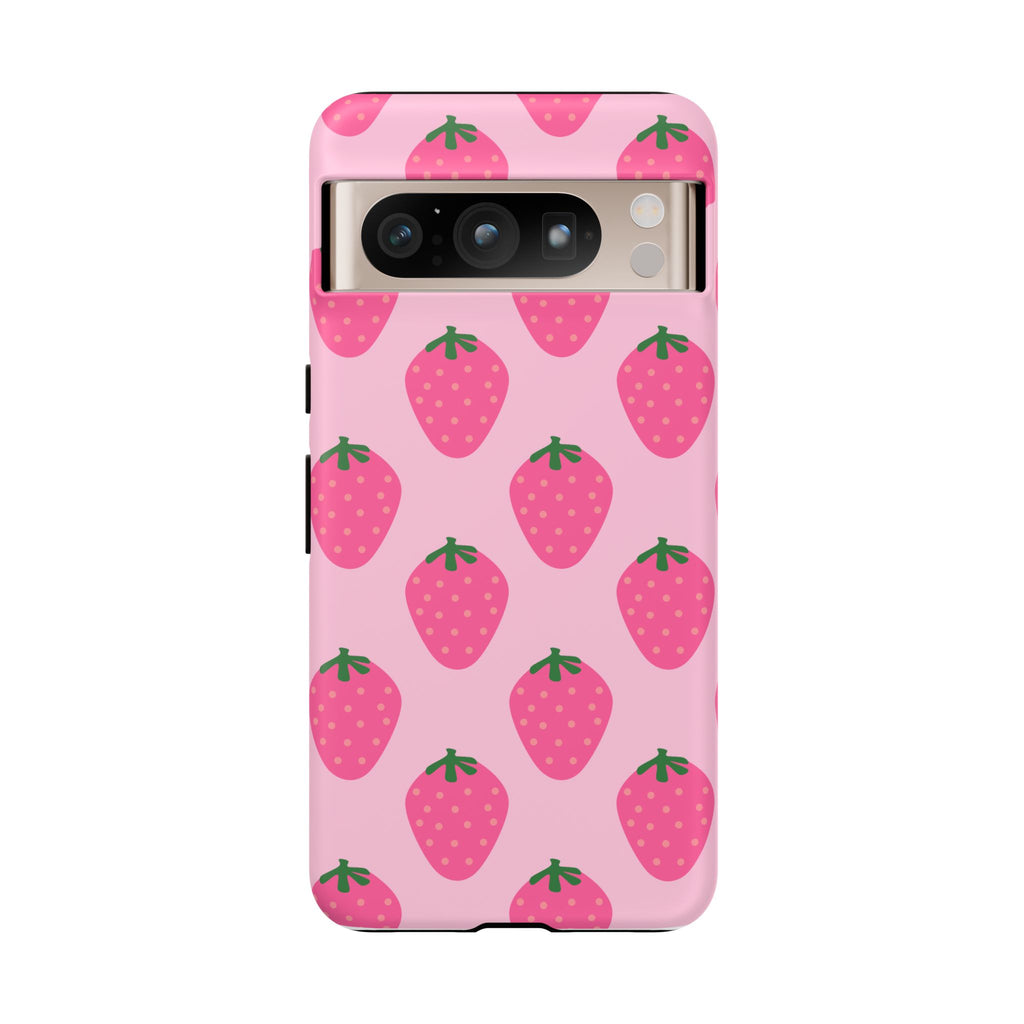 Pink Strawberry Phone Case