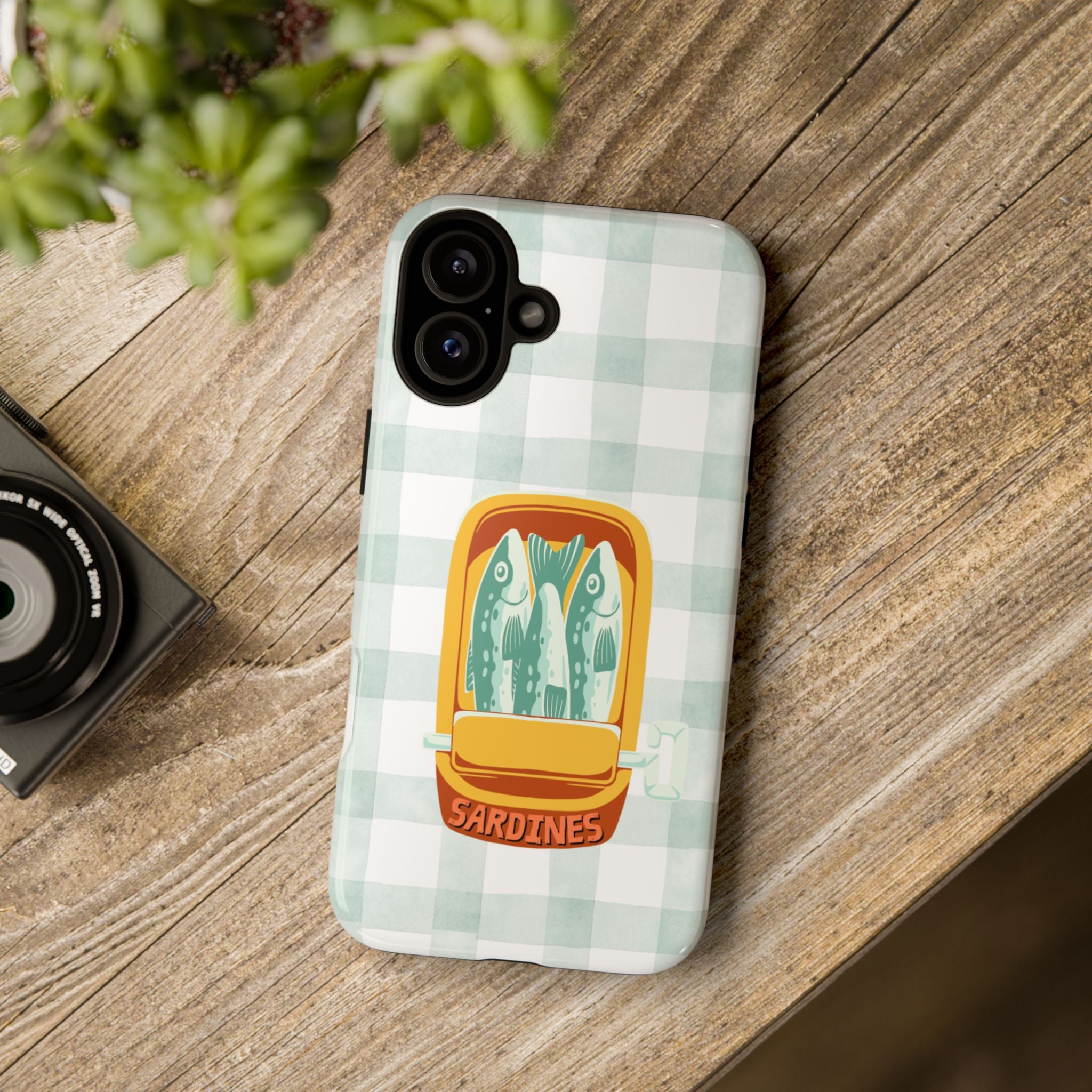 Sardines Plaid Phone Case