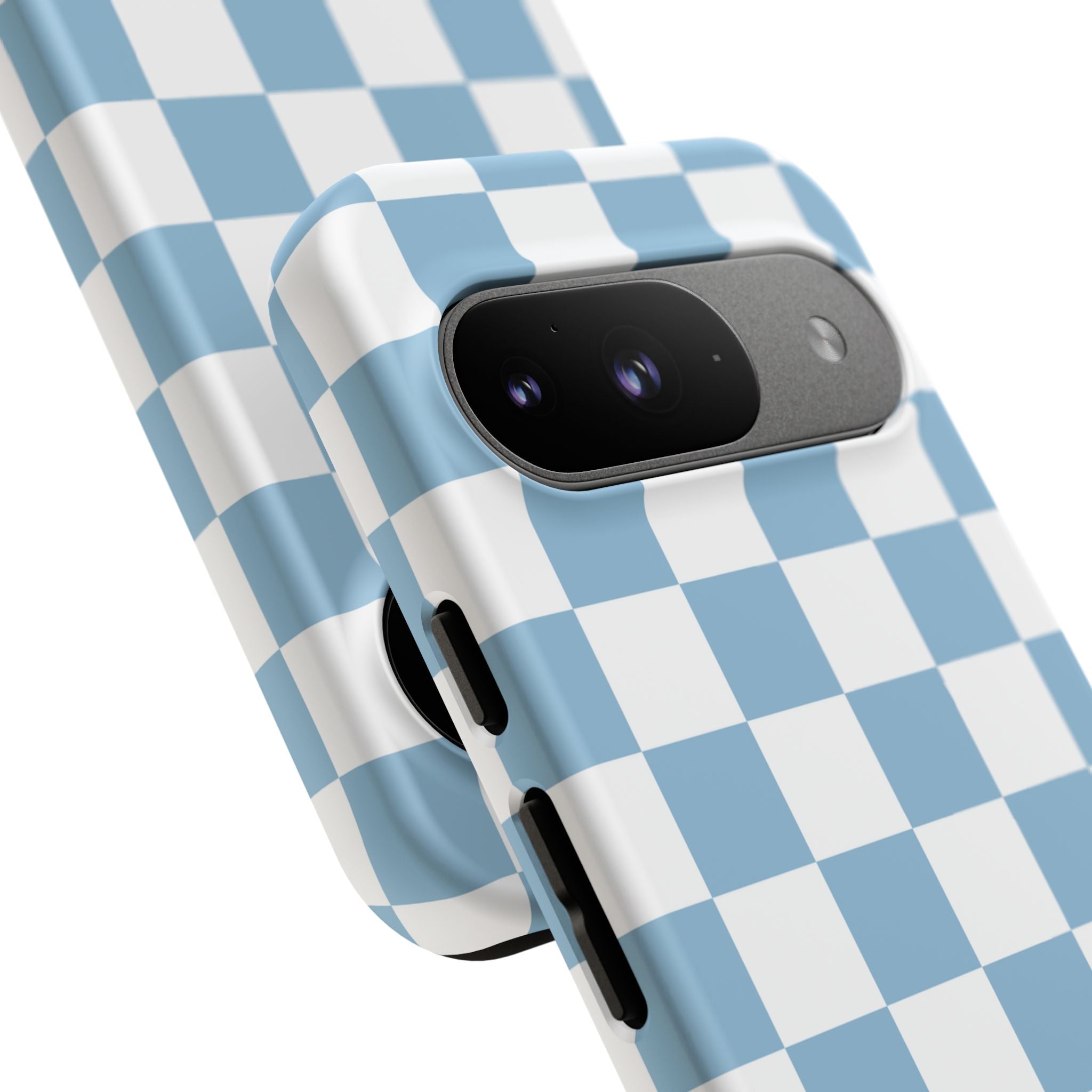 Blue Checkerboard Tough Phone Case