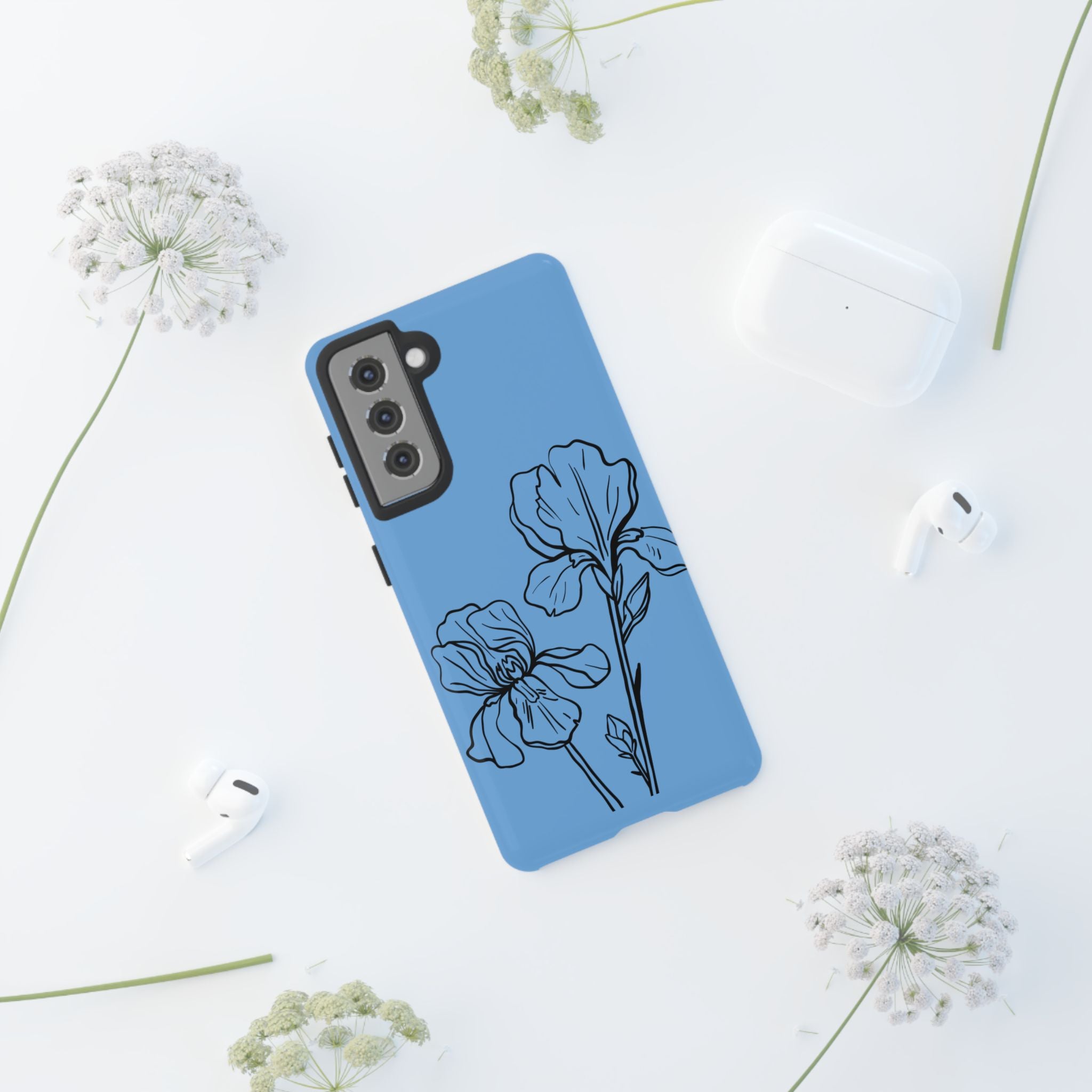 Blue Floral Phone Case