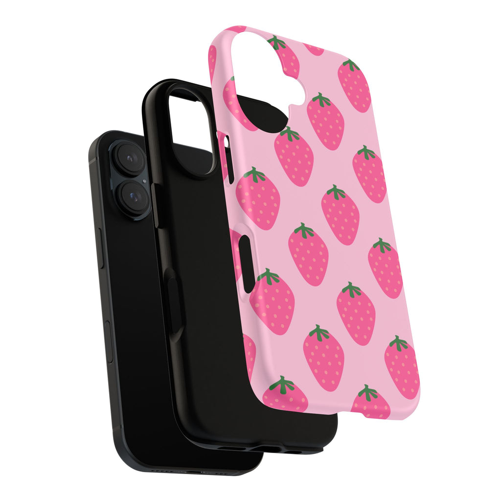 Pink Strawberry Phone Case