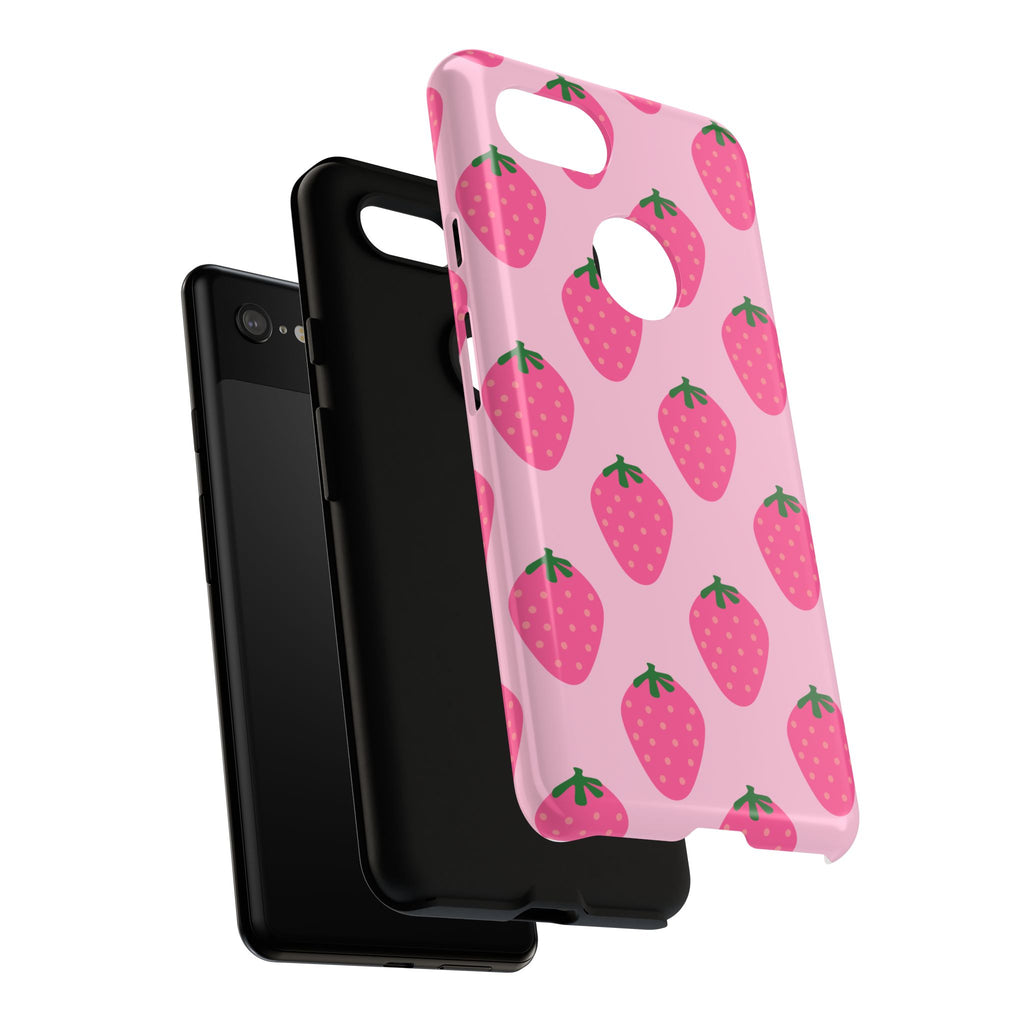 Pink Strawberry Phone Case