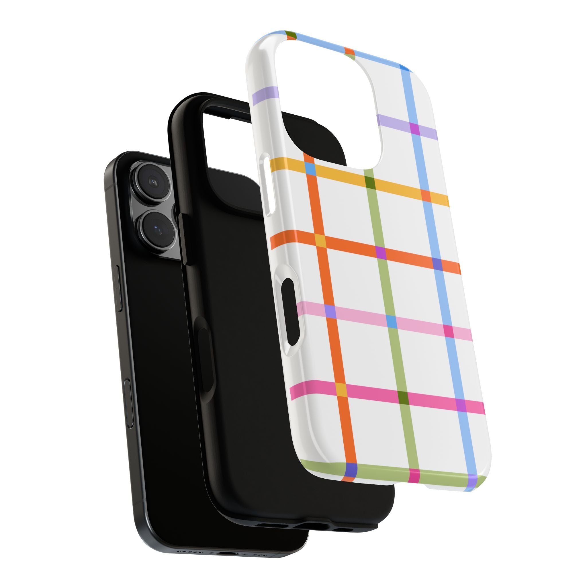 Colorful Plaid Tough Phone Case
