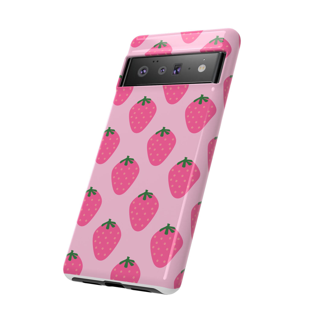 Pink Strawberry Phone Case
