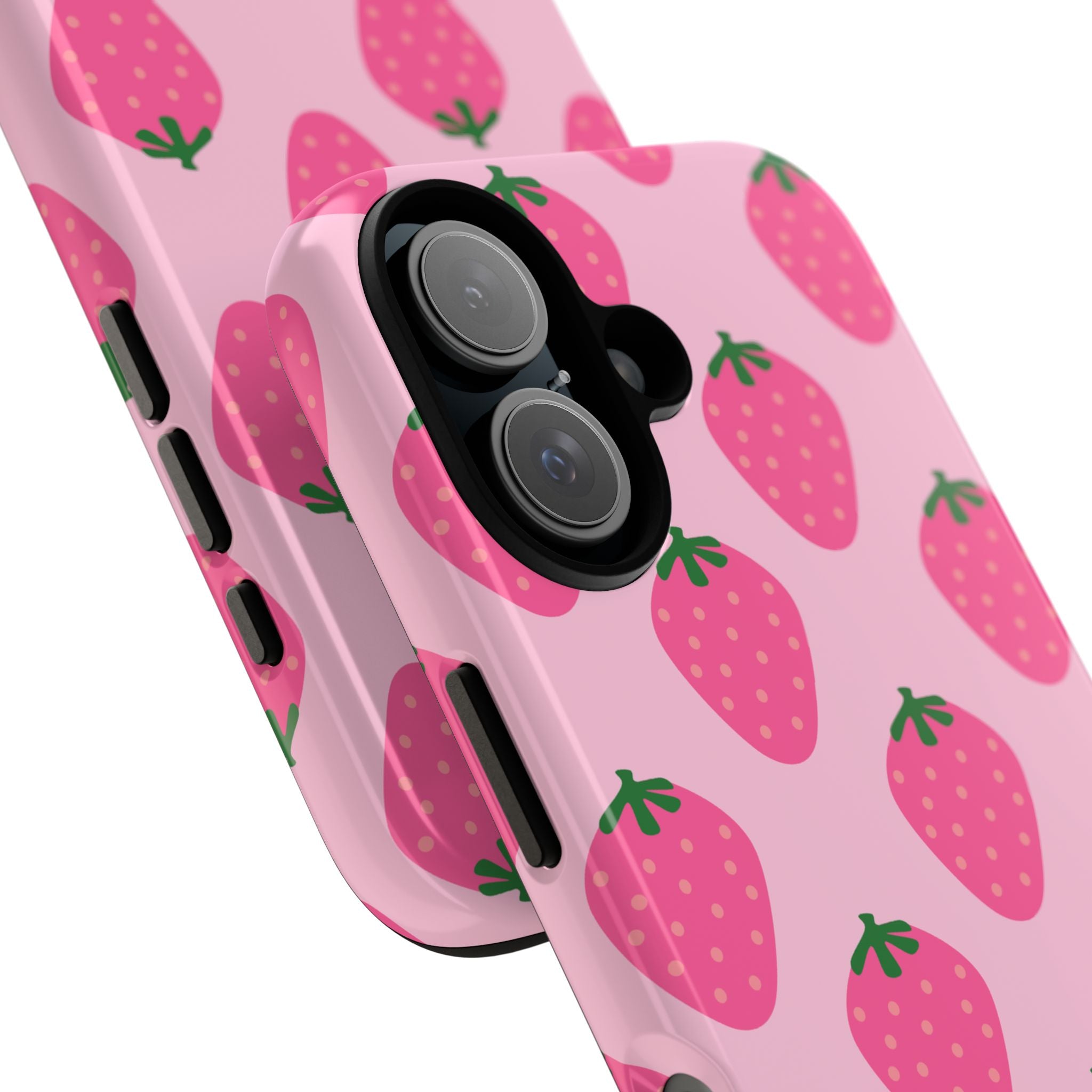 Pink Strawberry Phone Case