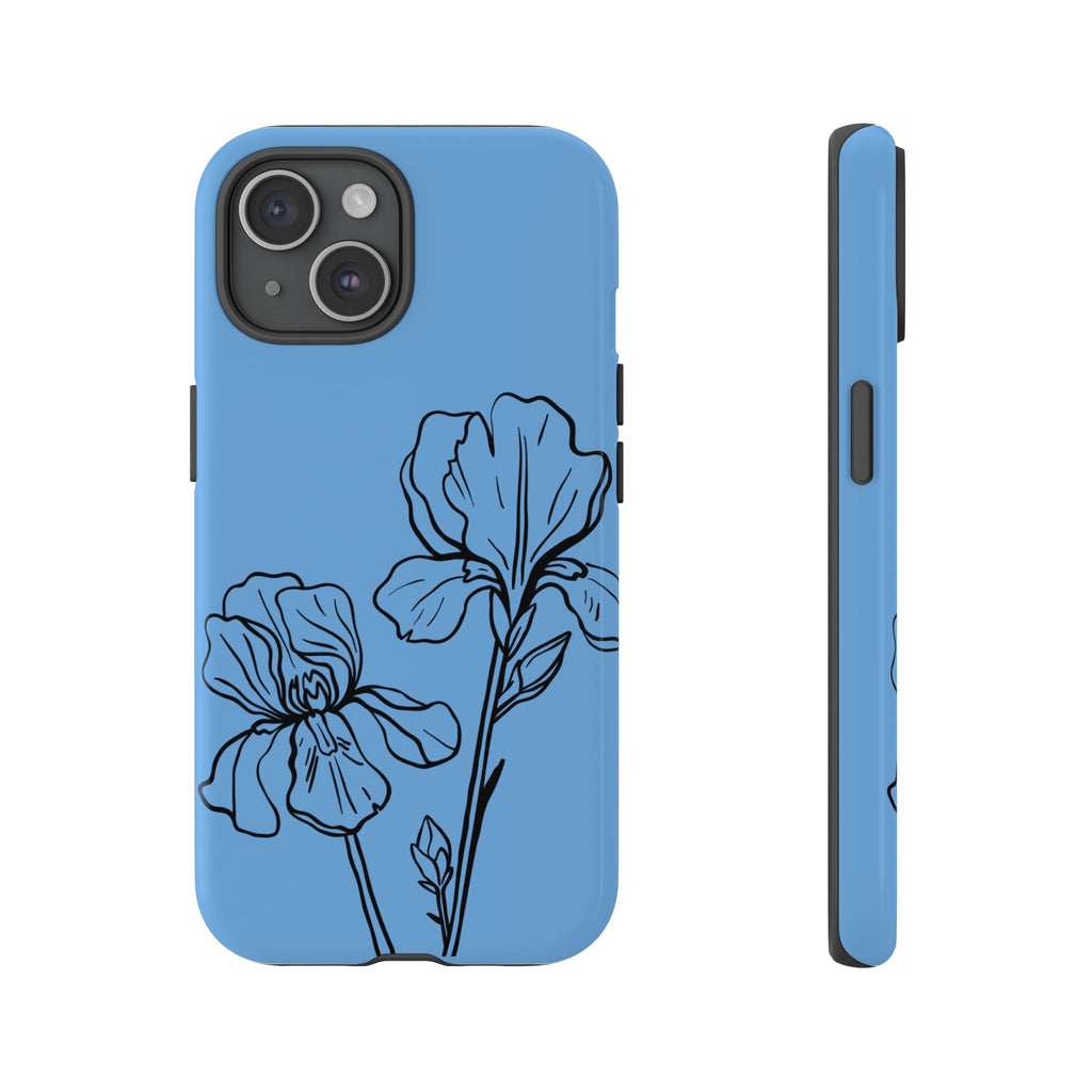 Blue Floral Phone Case