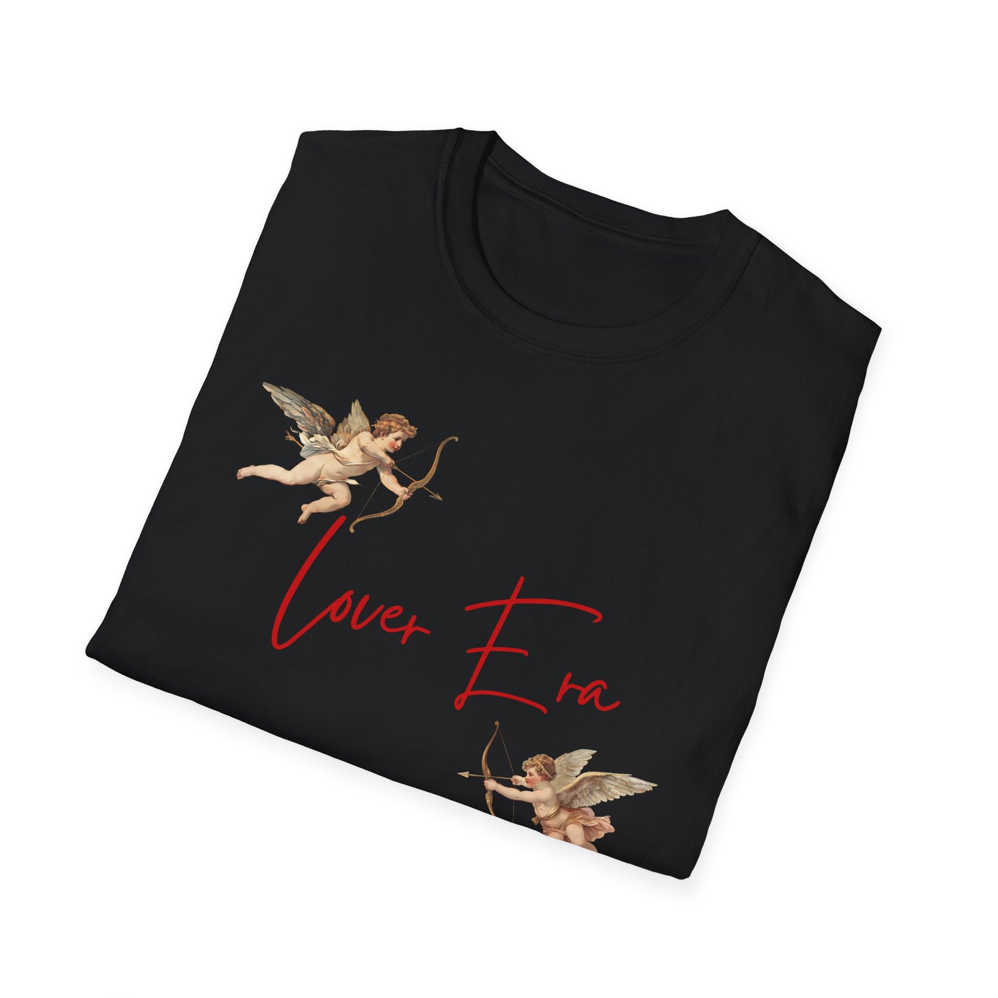 Cupid Cherubs 'Love Era' Romantic Vintage Angel Graphic T-Shirt
