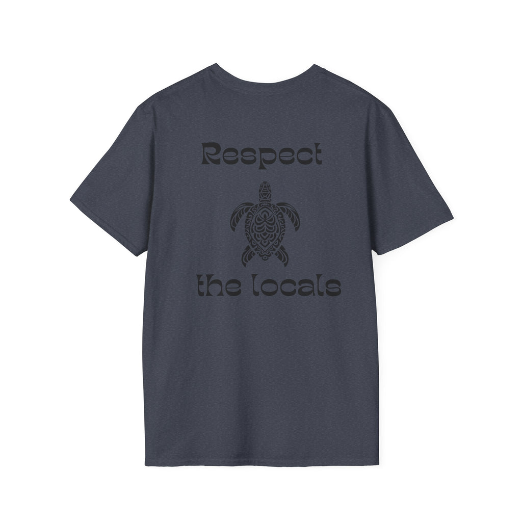 Ocean-Inspired Respect the Locals T-Shirt