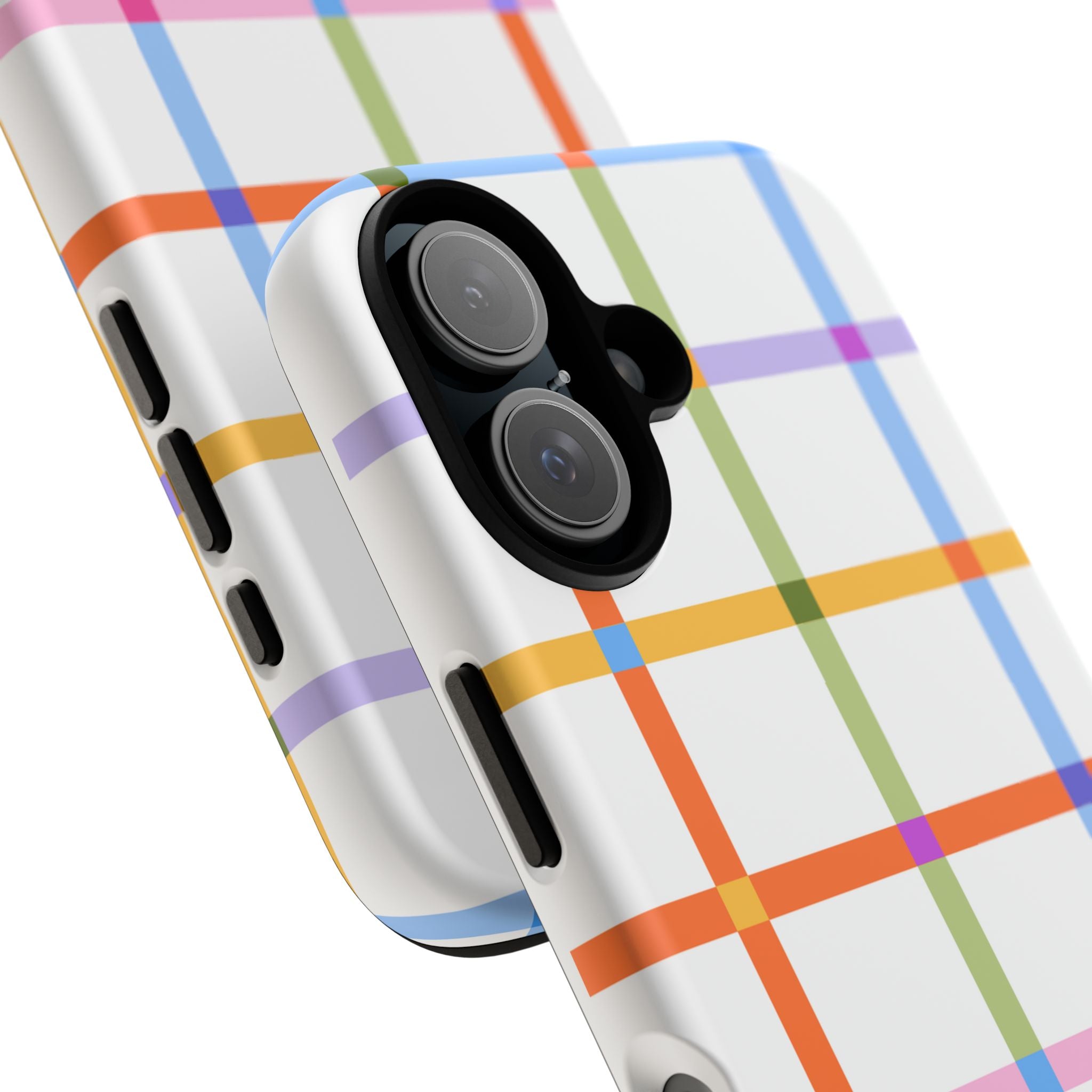 Colorful Plaid Tough Phone Case