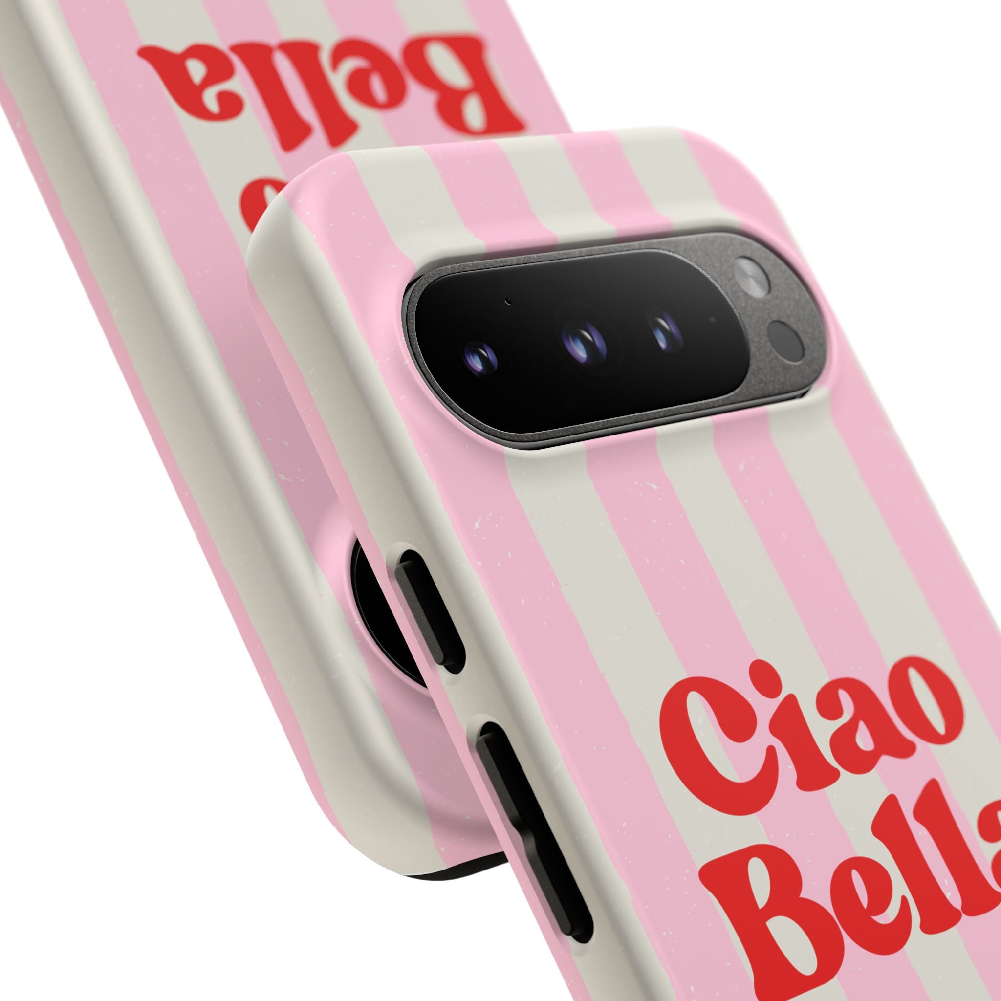 Pink Stripe Ciao Bella Phone Case